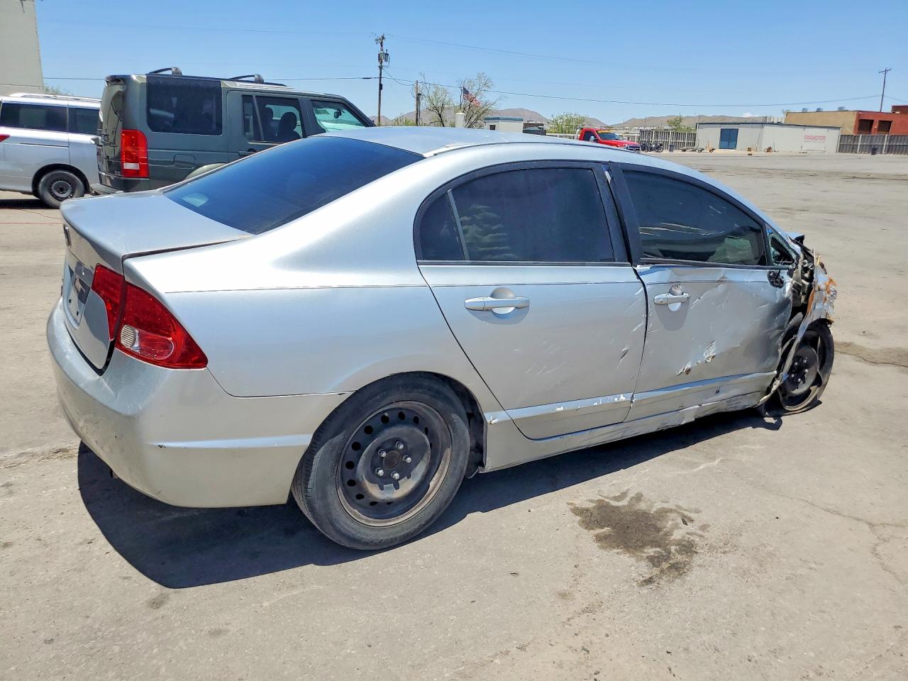 2007 Honda Civic Lx Серебряный vin: 1HGFA16527L079035