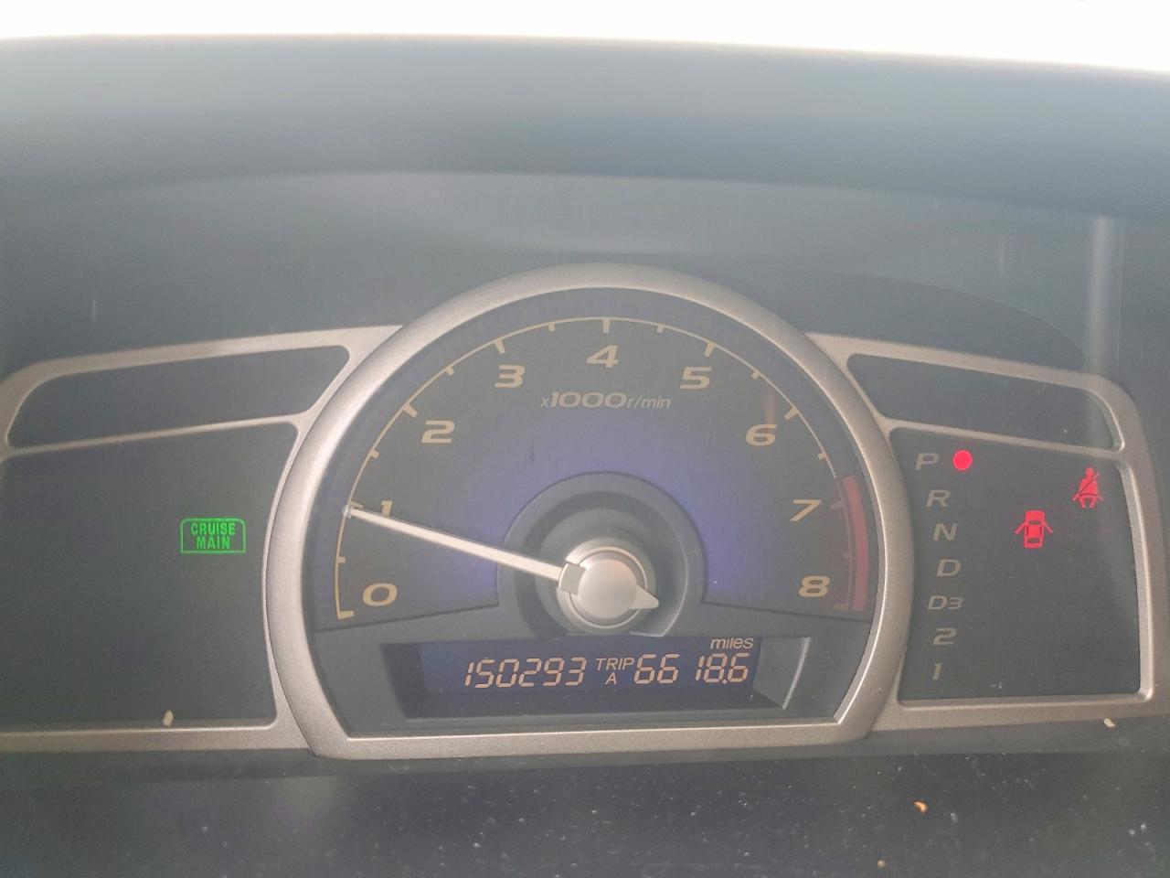 2007 Honda Civic Lx Red vin: 1HGFA16527L087801
