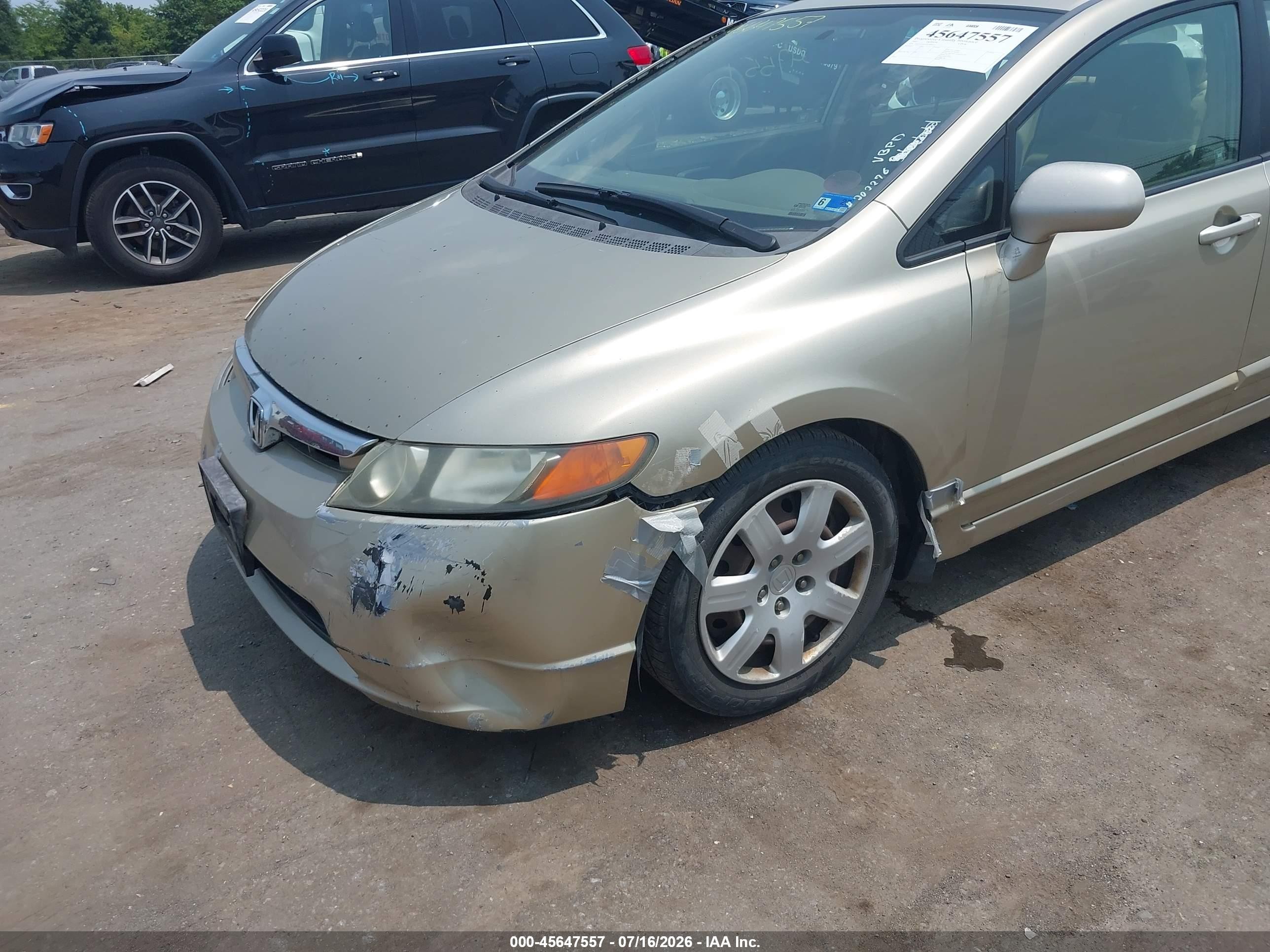 2007 Honda Civic Lx Gold vin: 1HGFA16527L088107