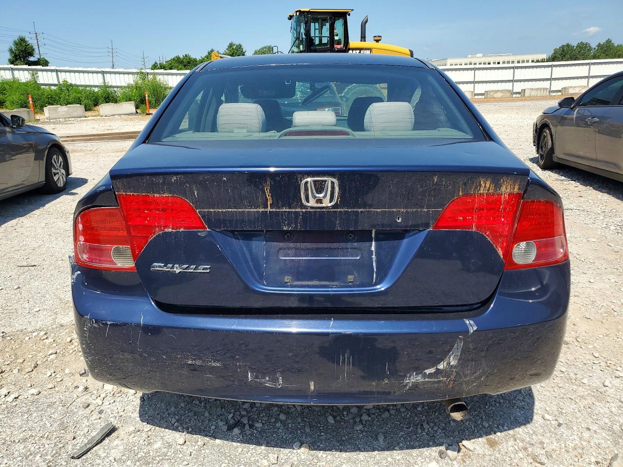 2007 Honda Civic Lx Blue vin: 1HGFA16527L099429