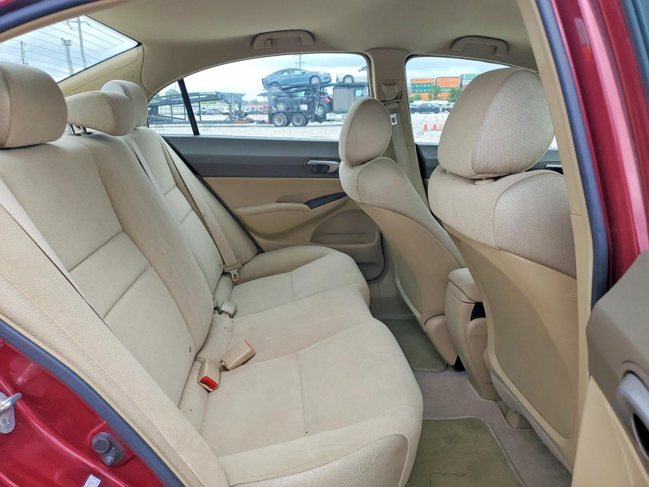 2008 Honda Civic Lx Maroon vin: 1HGFA16528L021816