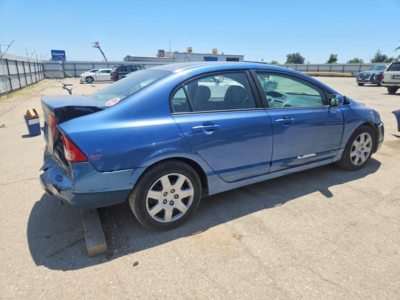 2008 Honda Civic Lx Blue vin: 1HGFA16528L024151