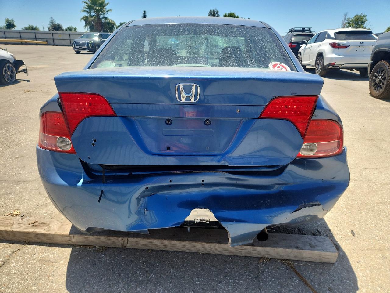 2008 Honda Civic Lx Blue vin: 1HGFA16528L024151
