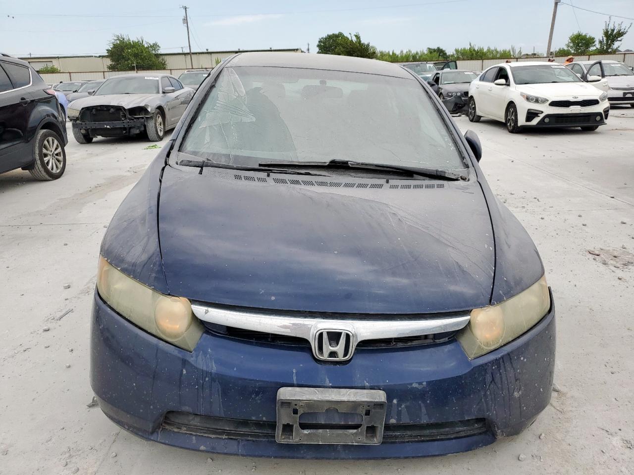2008 Honda Civic Lx Blue vin: 1HGFA16528L026112
