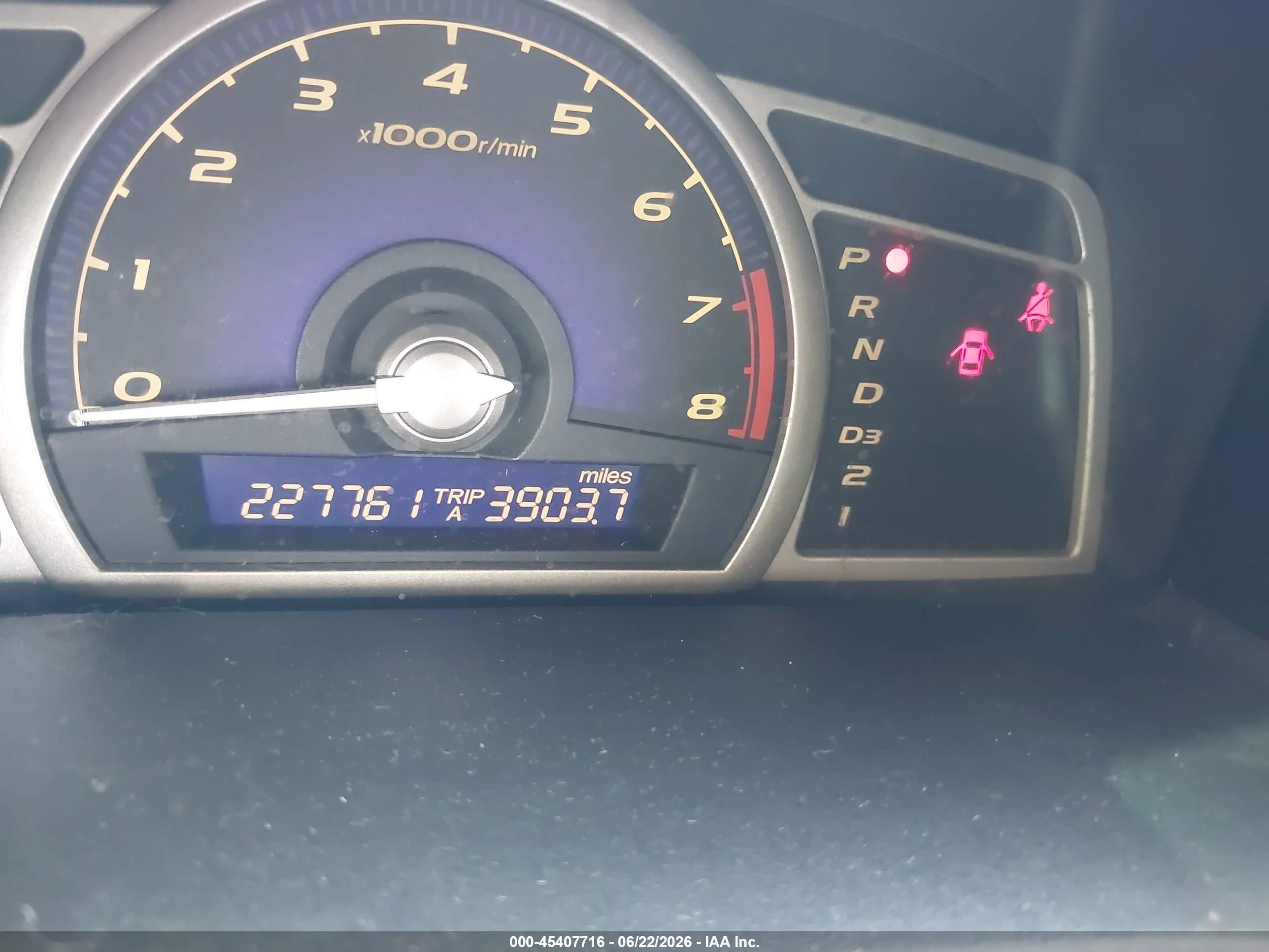 2008 Honda Civic Lx Blue vin: 1HGFA16528L045159