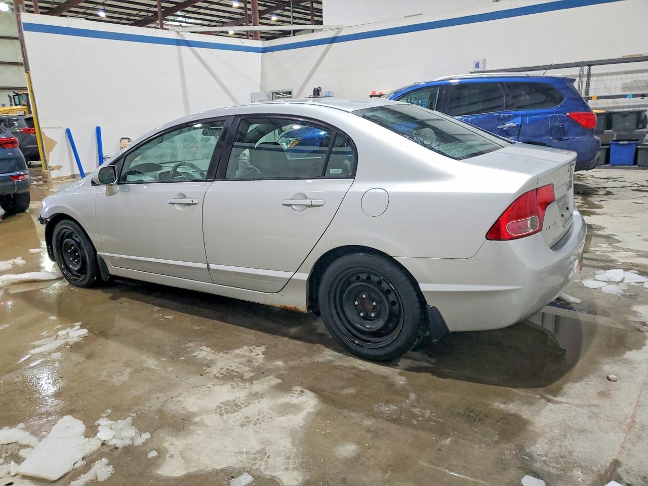 2008 Honda Civic Lx Silver vin: 1HGFA16528L050961