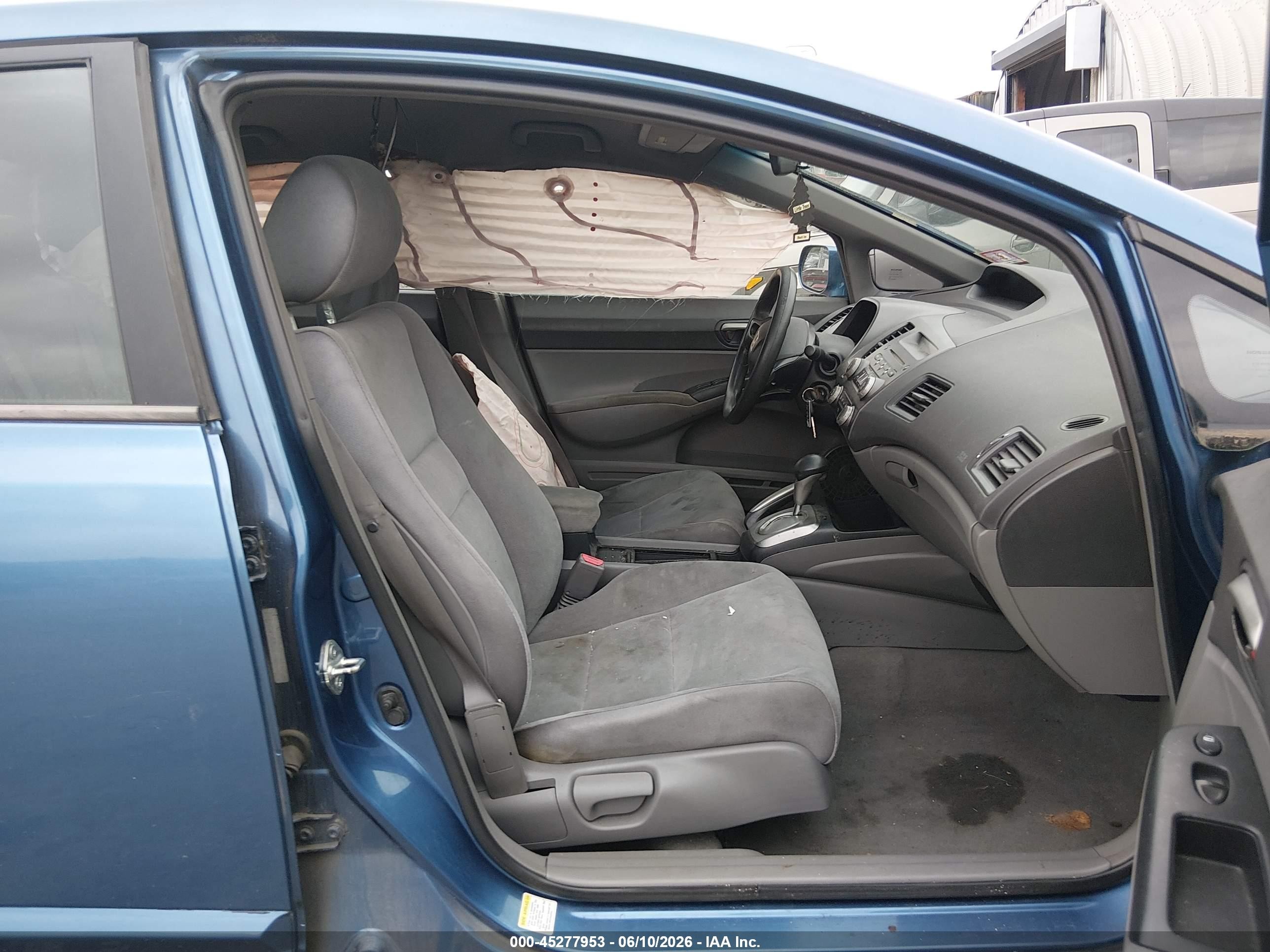 2008 Honda Civic Lx Blue vin: 1HGFA16528L058039