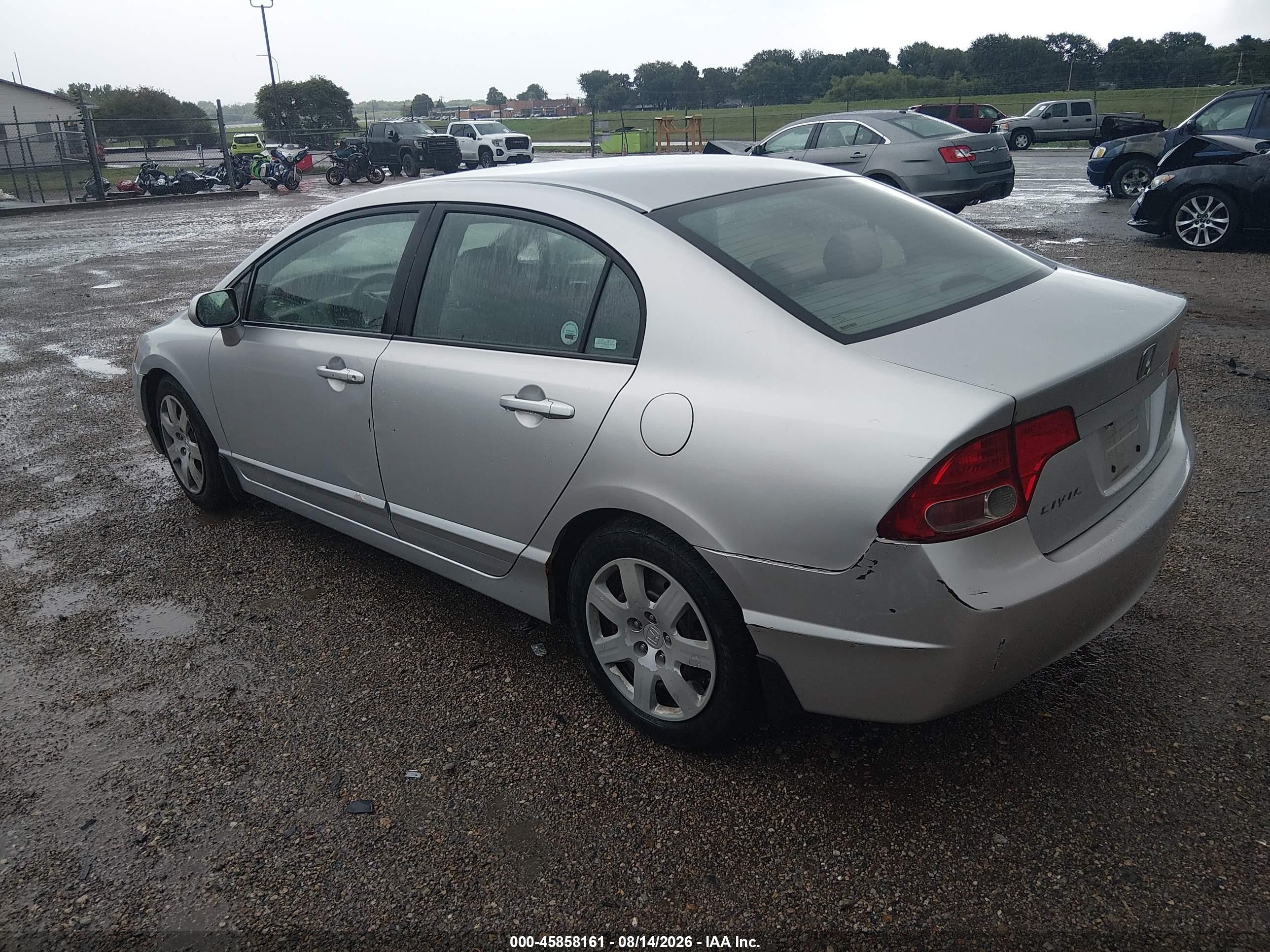 2008 Honda Civic Lx Silver vin: 1HGFA16528L062205