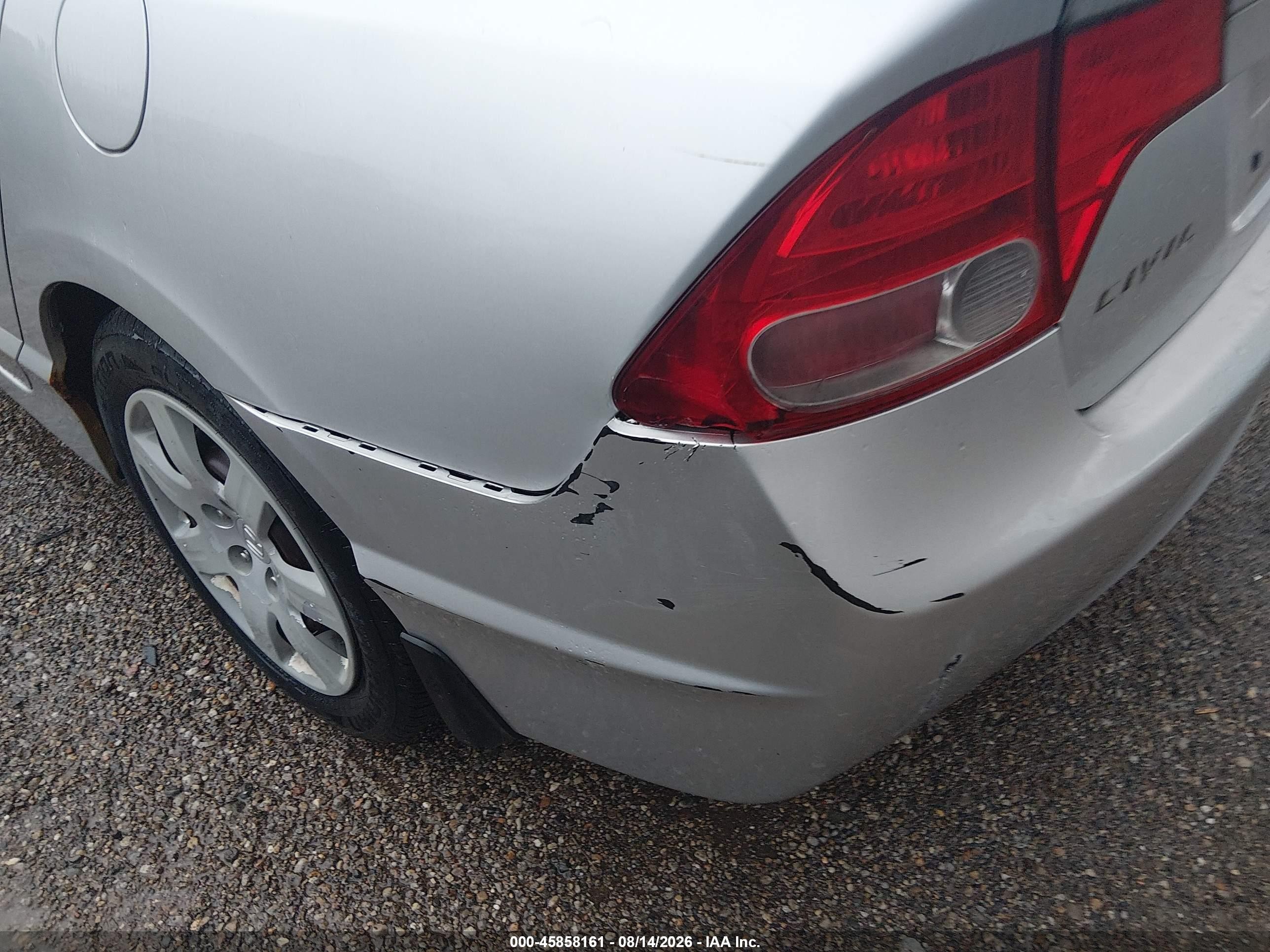2008 Honda Civic Lx Silver vin: 1HGFA16528L062205
