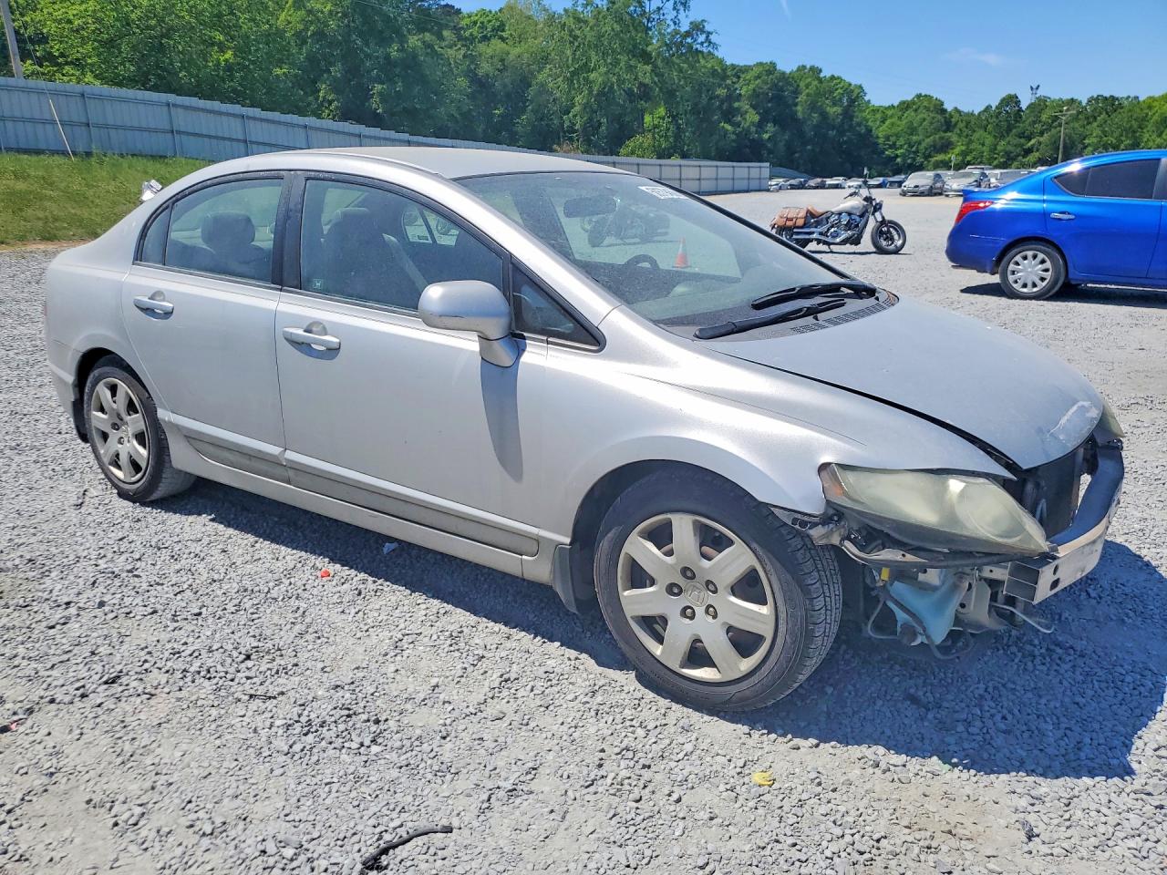 2008 Honda Civic Lx Silver vin: 1HGFA16528L063869