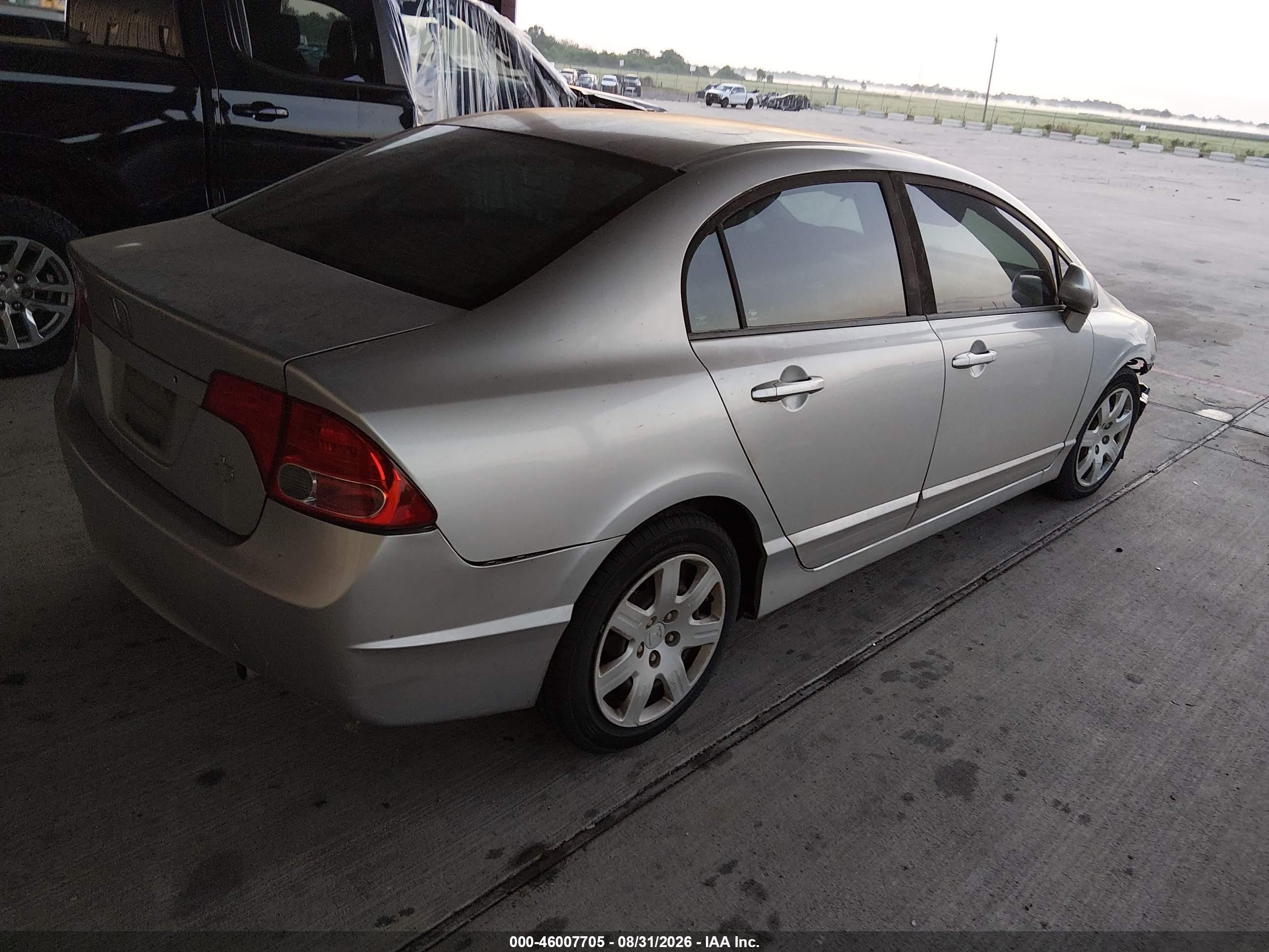 2008 Honda Civic Lx Silver vin: 1HGFA16528L066089