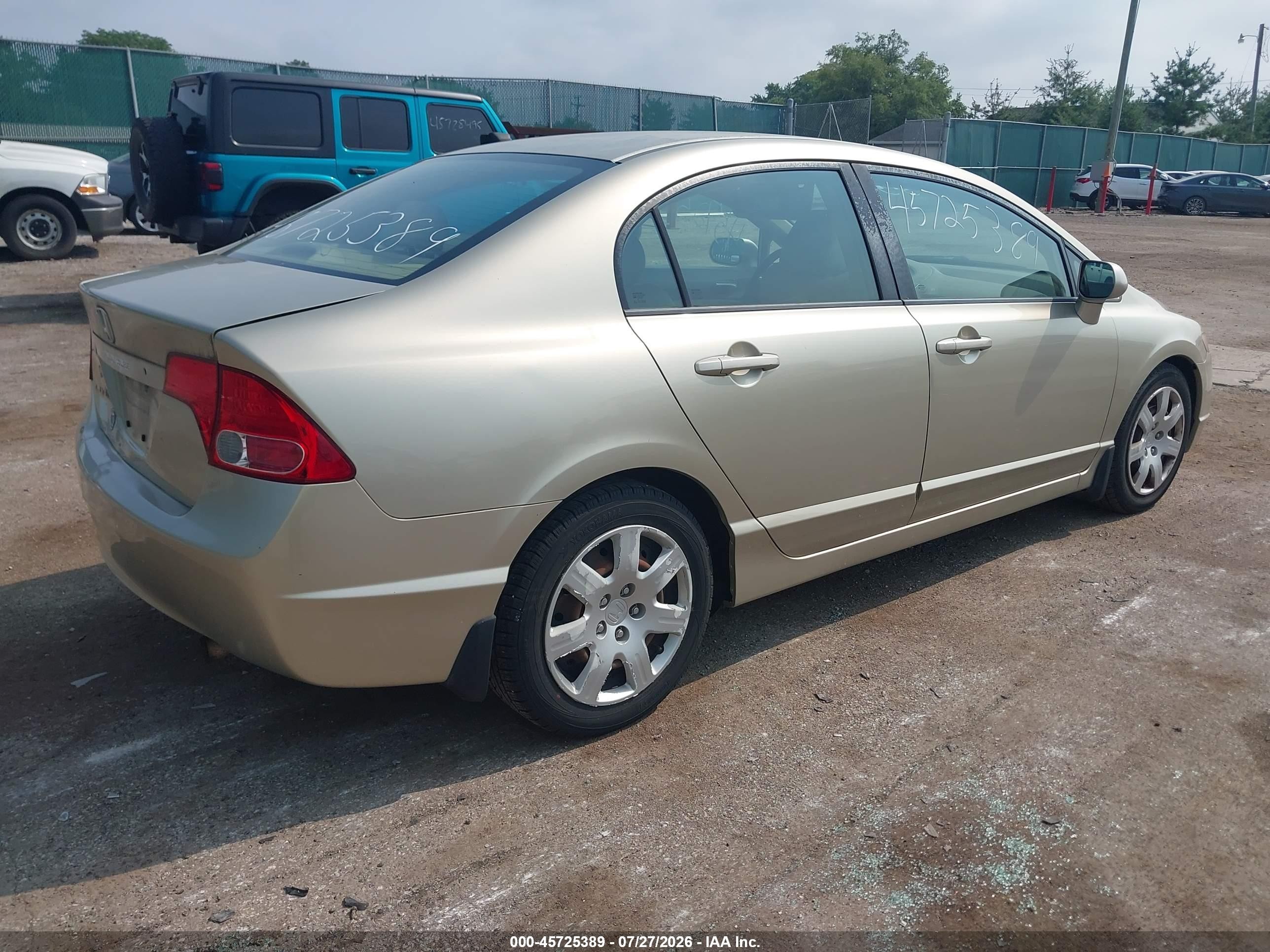 2008 Honda Civic Lx Gold vin: 1HGFA16528L068117