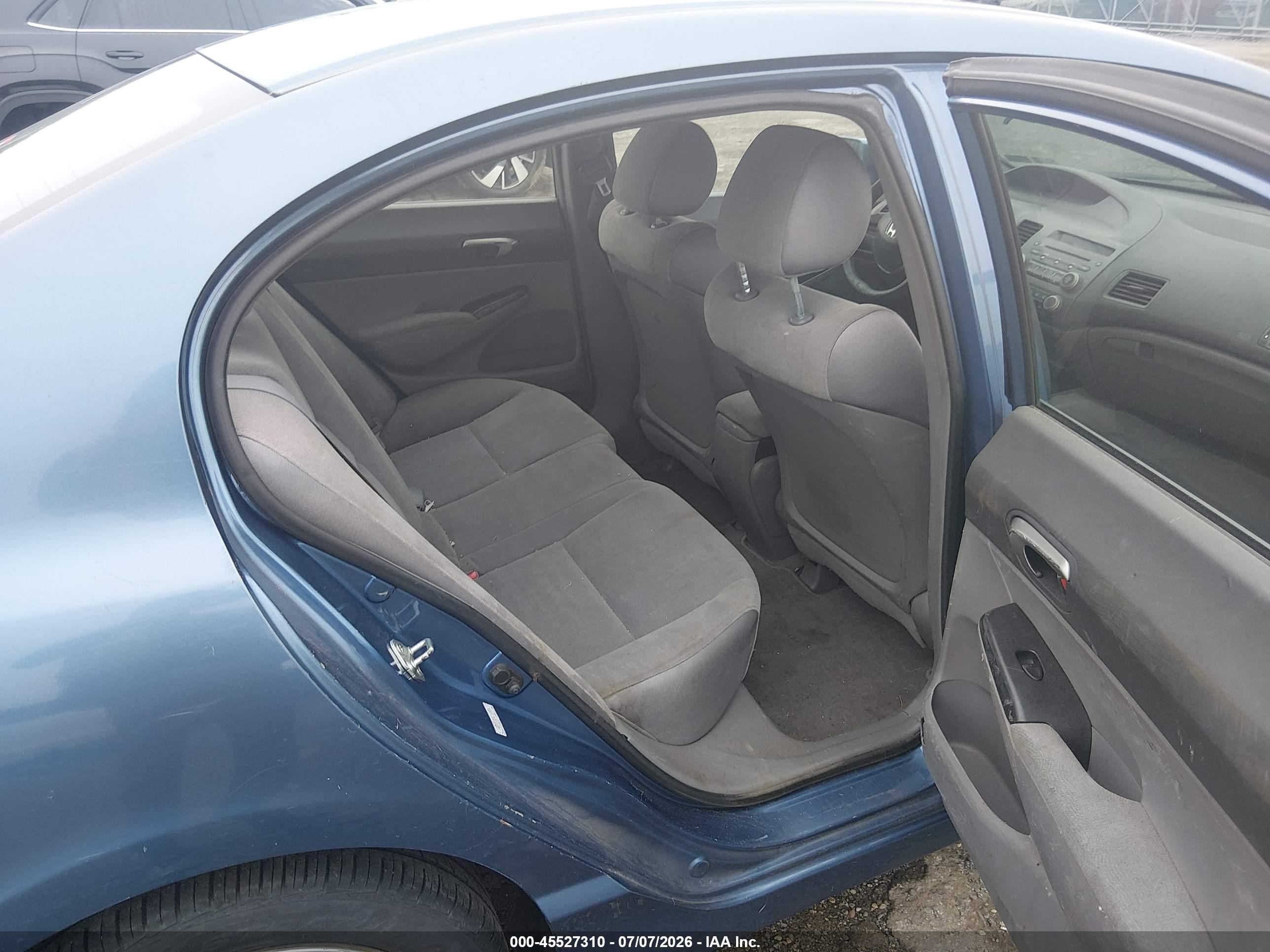 2008 Honda Civic Lx Blue vin: 1HGFA16528L069929