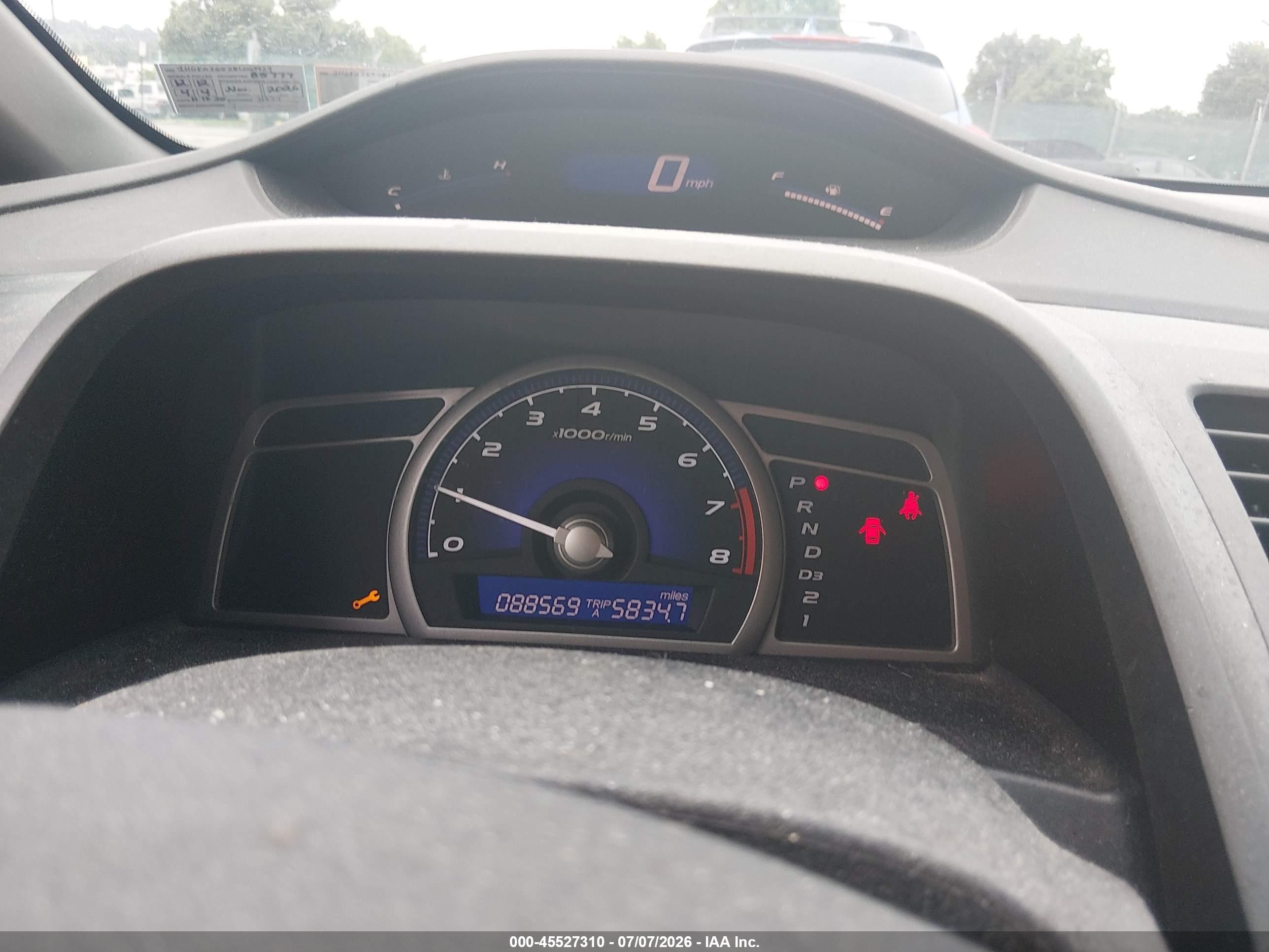 2008 Honda Civic Lx Blue vin: 1HGFA16528L069929