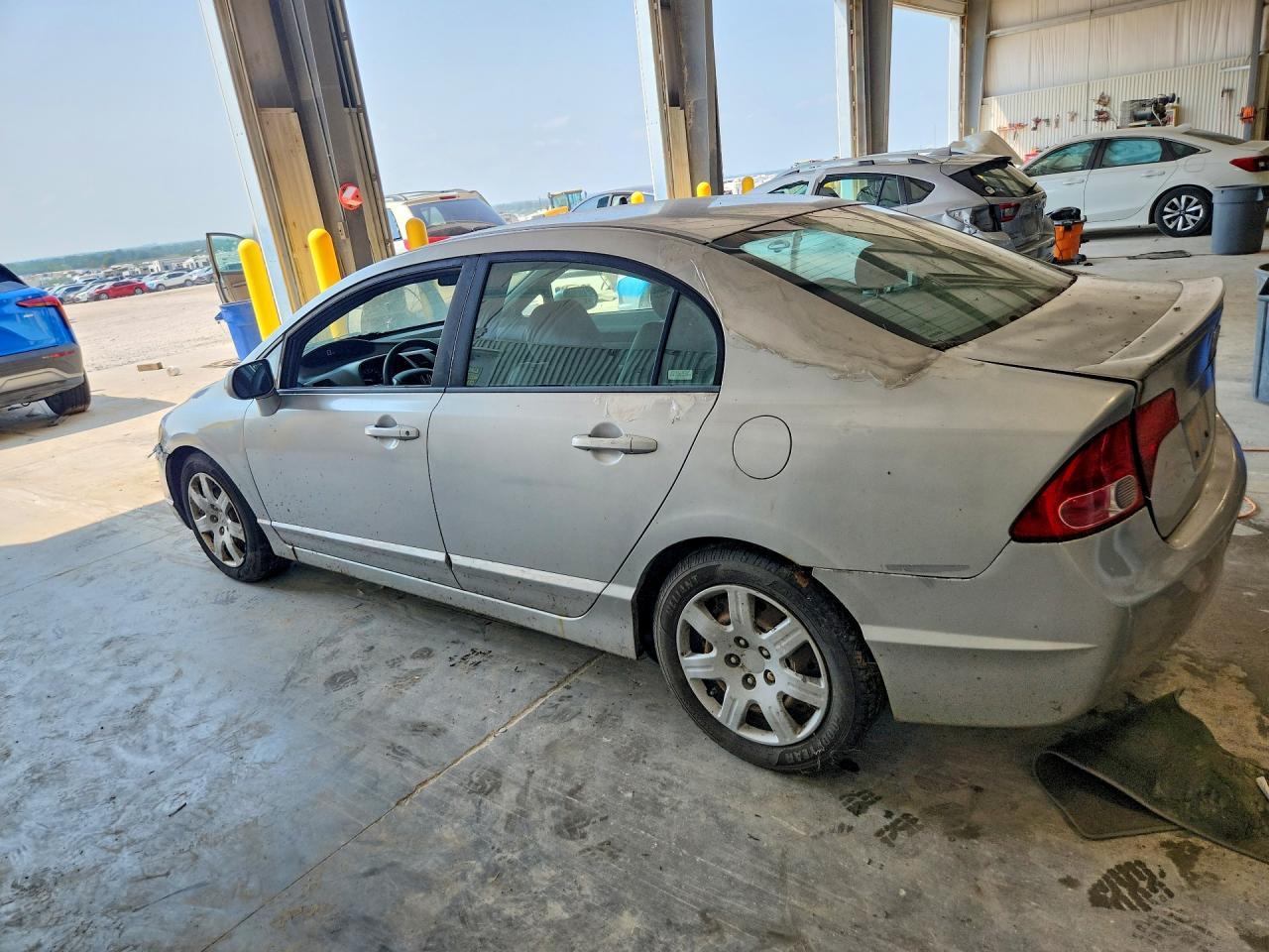 2008 Honda Civic Lx Silver vin: 1HGFA16528L086651