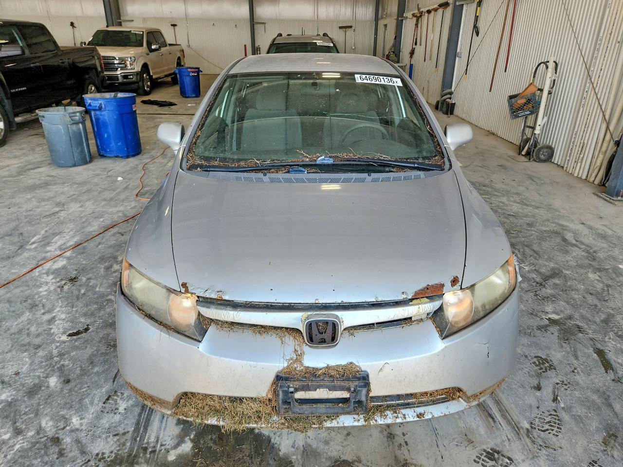2008 Honda Civic Lx Silver vin: 1HGFA16528L086651