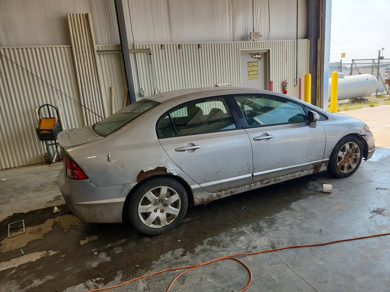 2008 Honda Civic Lx Silver vin: 1HGFA16528L086651