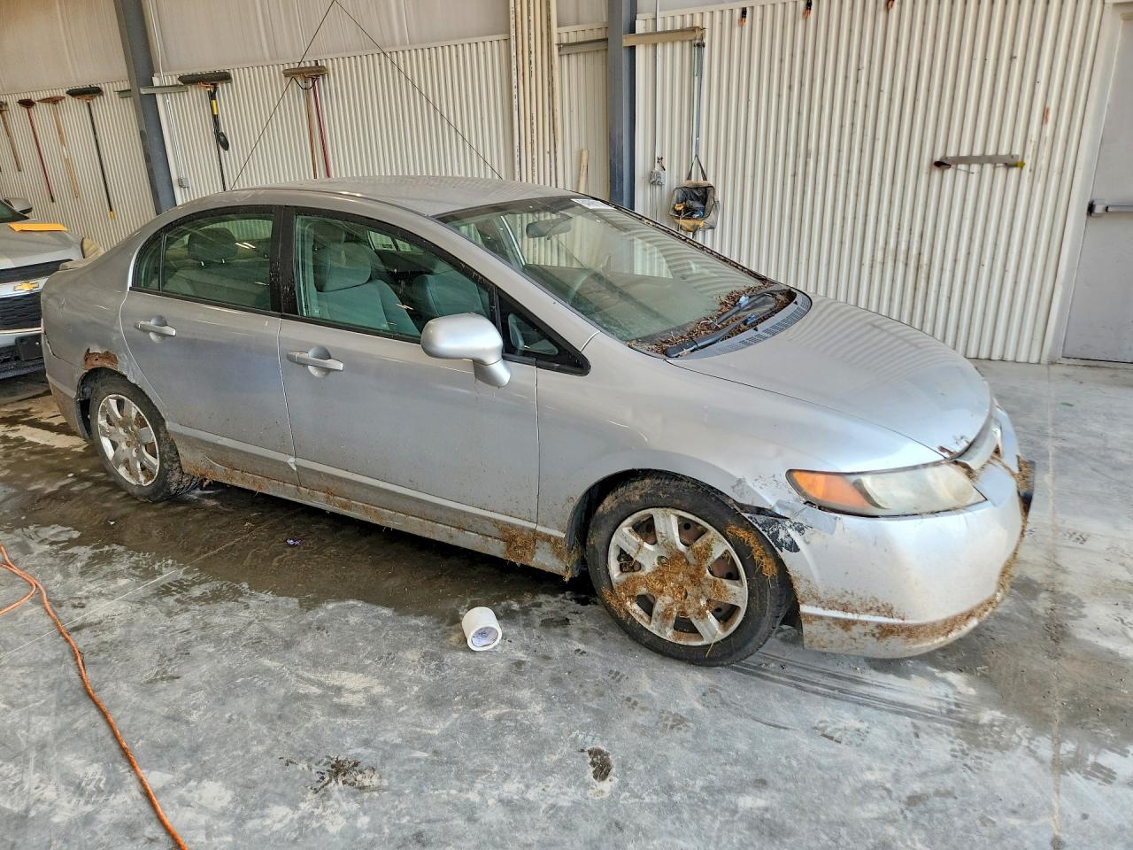 2008 Honda Civic Lx Silver vin: 1HGFA16528L086651
