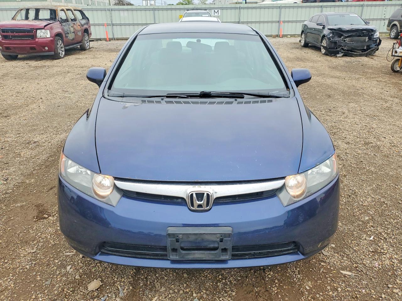 2008 Honda Civic Lx Синий vin: 1HGFA16528L092983