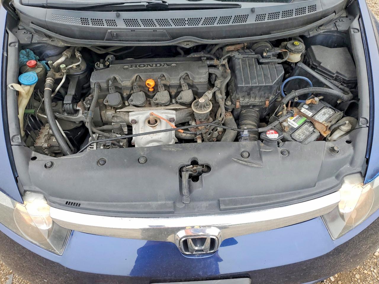 2008 Honda Civic Lx Синий vin: 1HGFA16528L092983