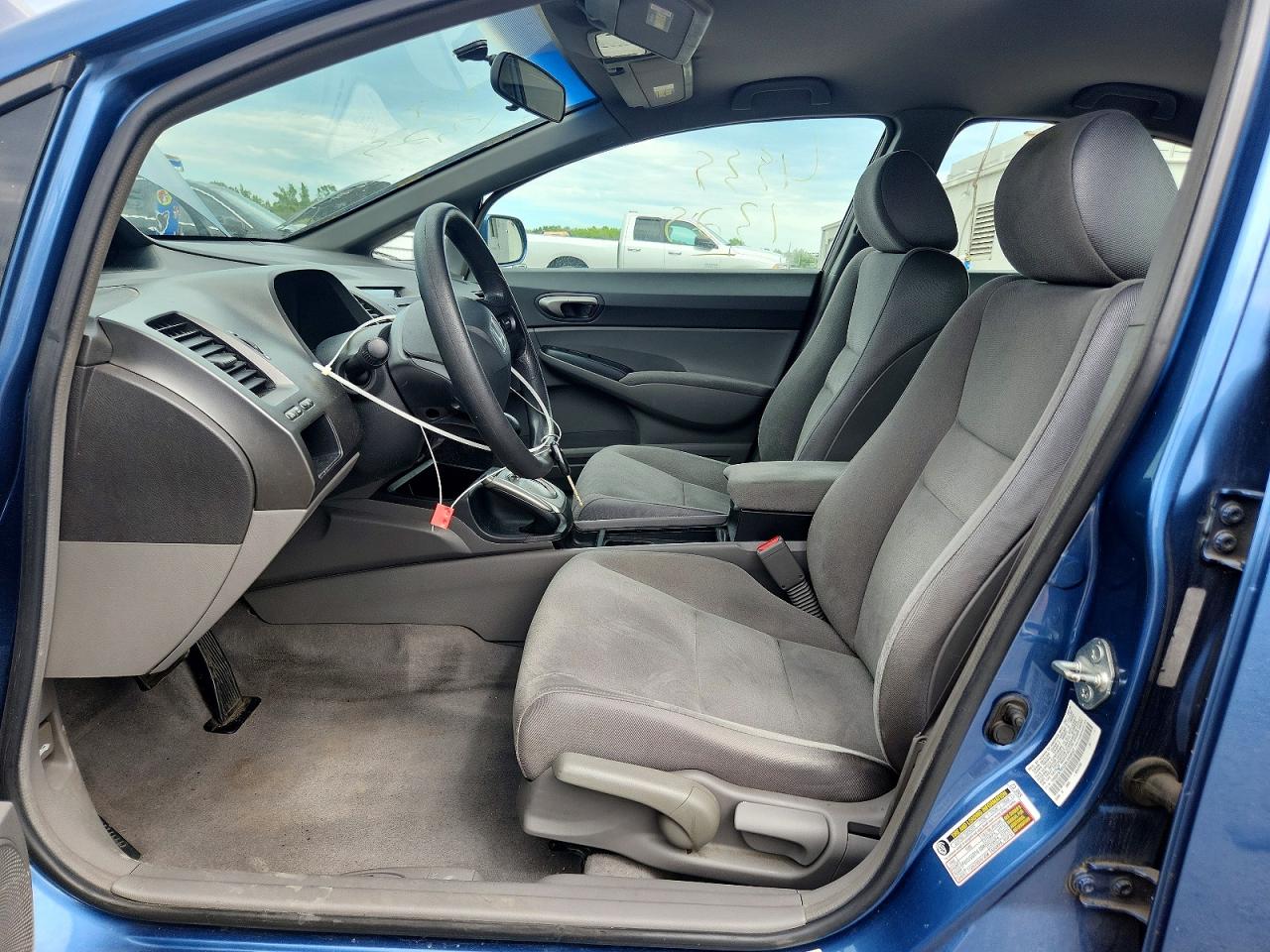 2008 Honda Civic Lx Blue vin: 1HGFA16528L093647