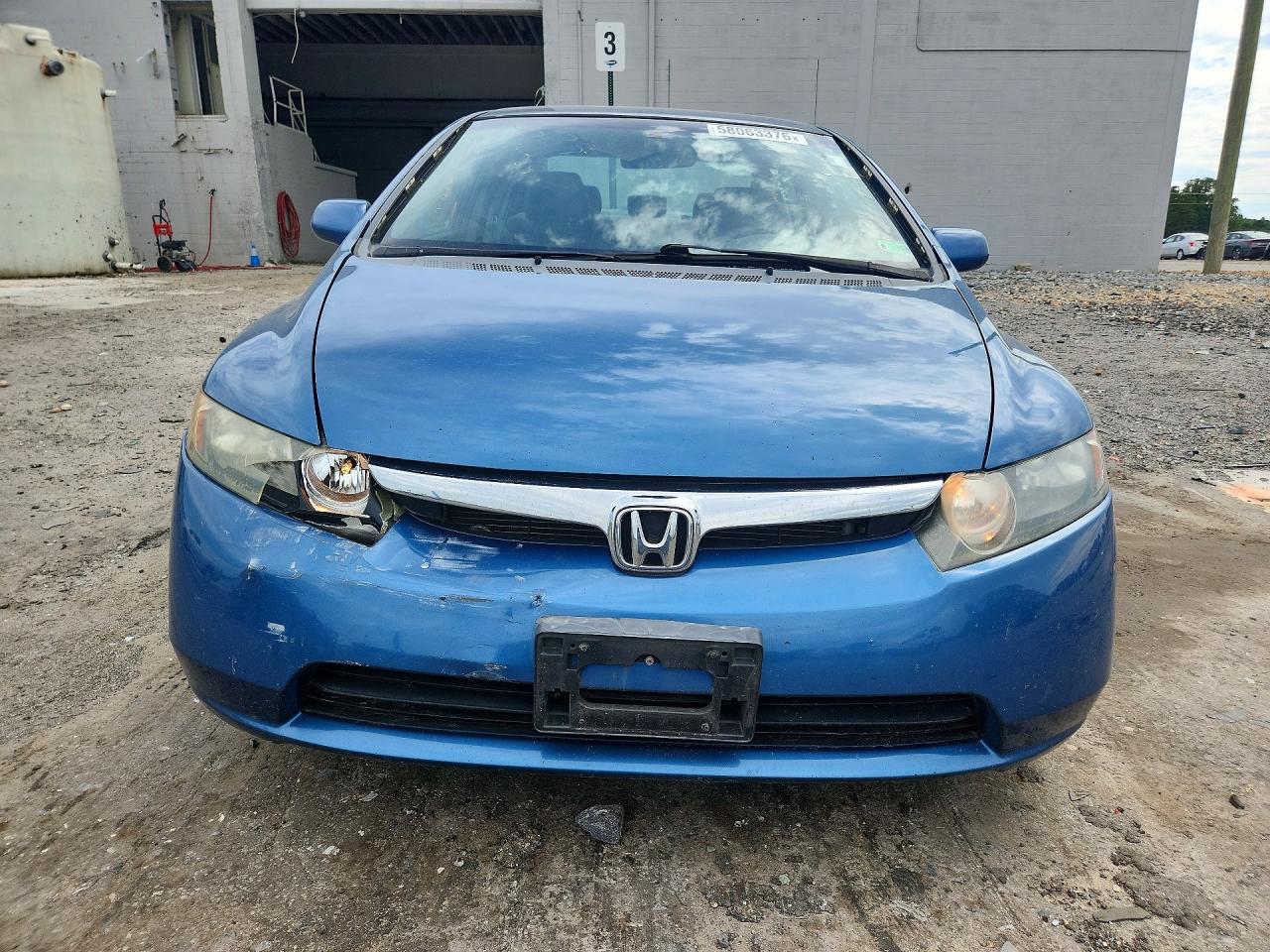 2008 Honda Civic Lx Blue vin: 1HGFA16528L093647