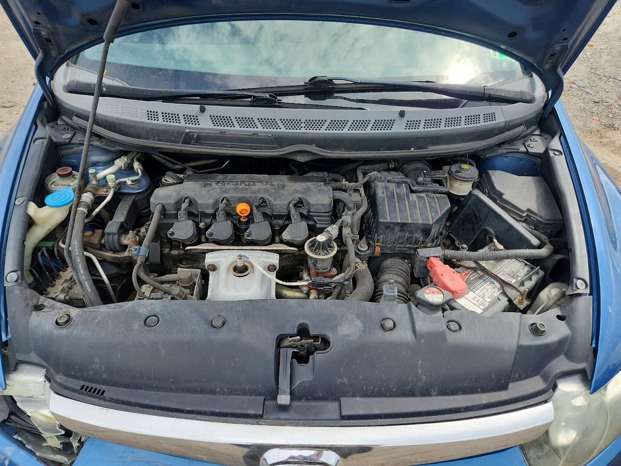 2008 Honda Civic Lx Blue vin: 1HGFA16528L093647