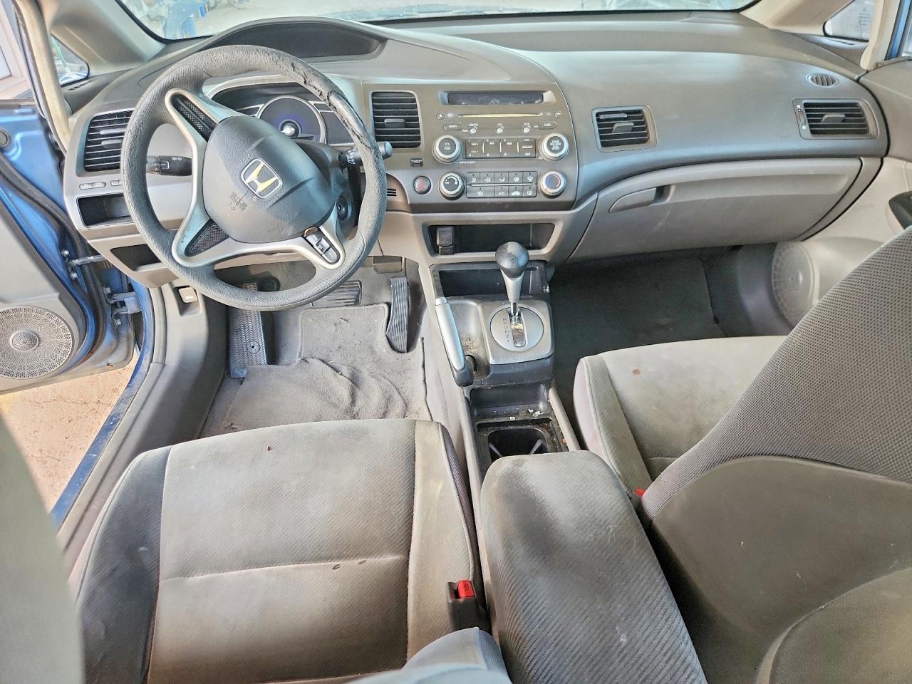 2009 Honda Civic Lx Blue vin: 1HGFA16529L012924