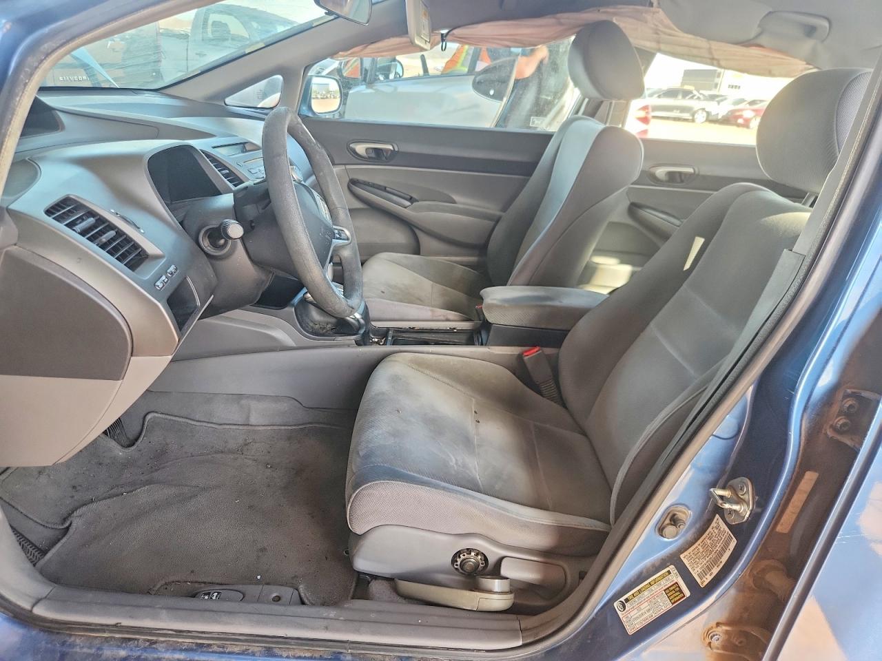 2009 Honda Civic Lx Blue vin: 1HGFA16529L012924