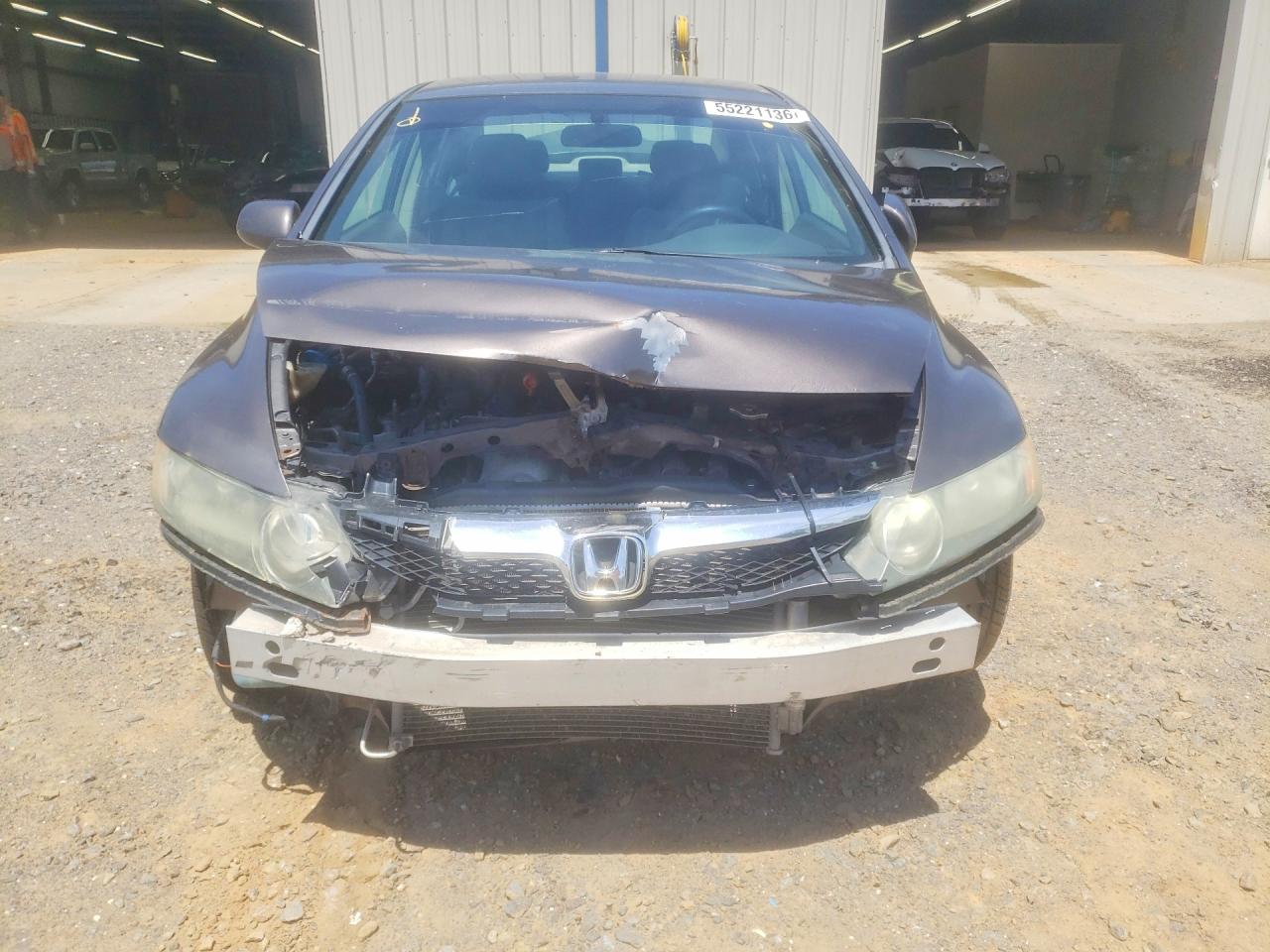 2009 Honda Civic Gray vin: 1HGFA16529L028394