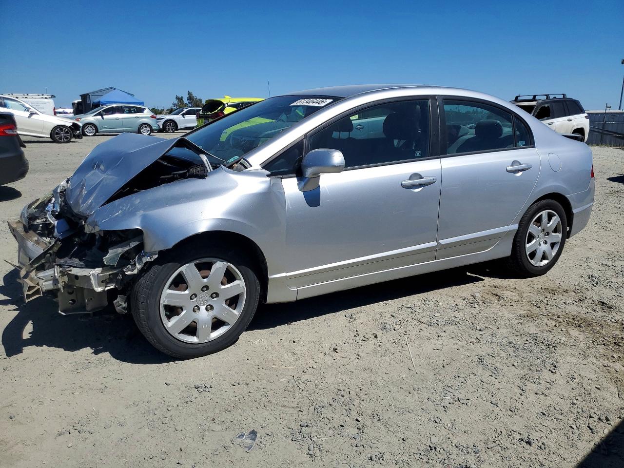 2006 Honda Civic Lx Silver vin: 1HGFA16536L008019