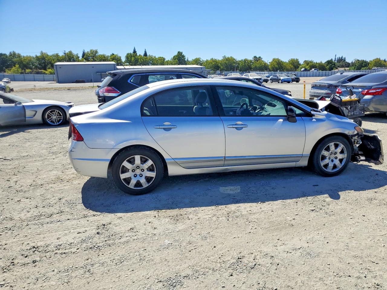 2006 Honda Civic Lx Серебряный vin: 1HGFA16536L008019