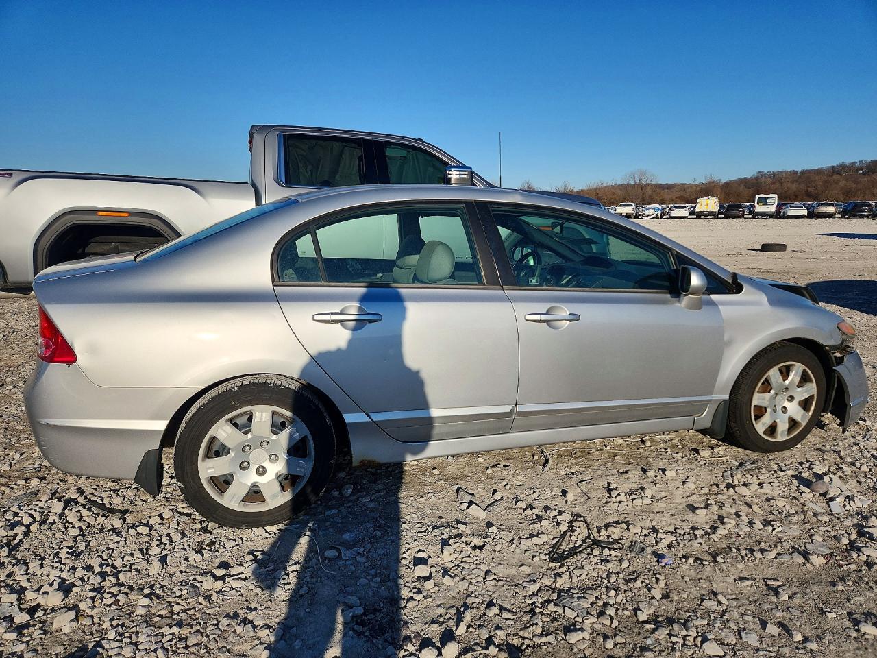 2006 Honda Civic Lx Silver vin: 1HGFA16536L032773