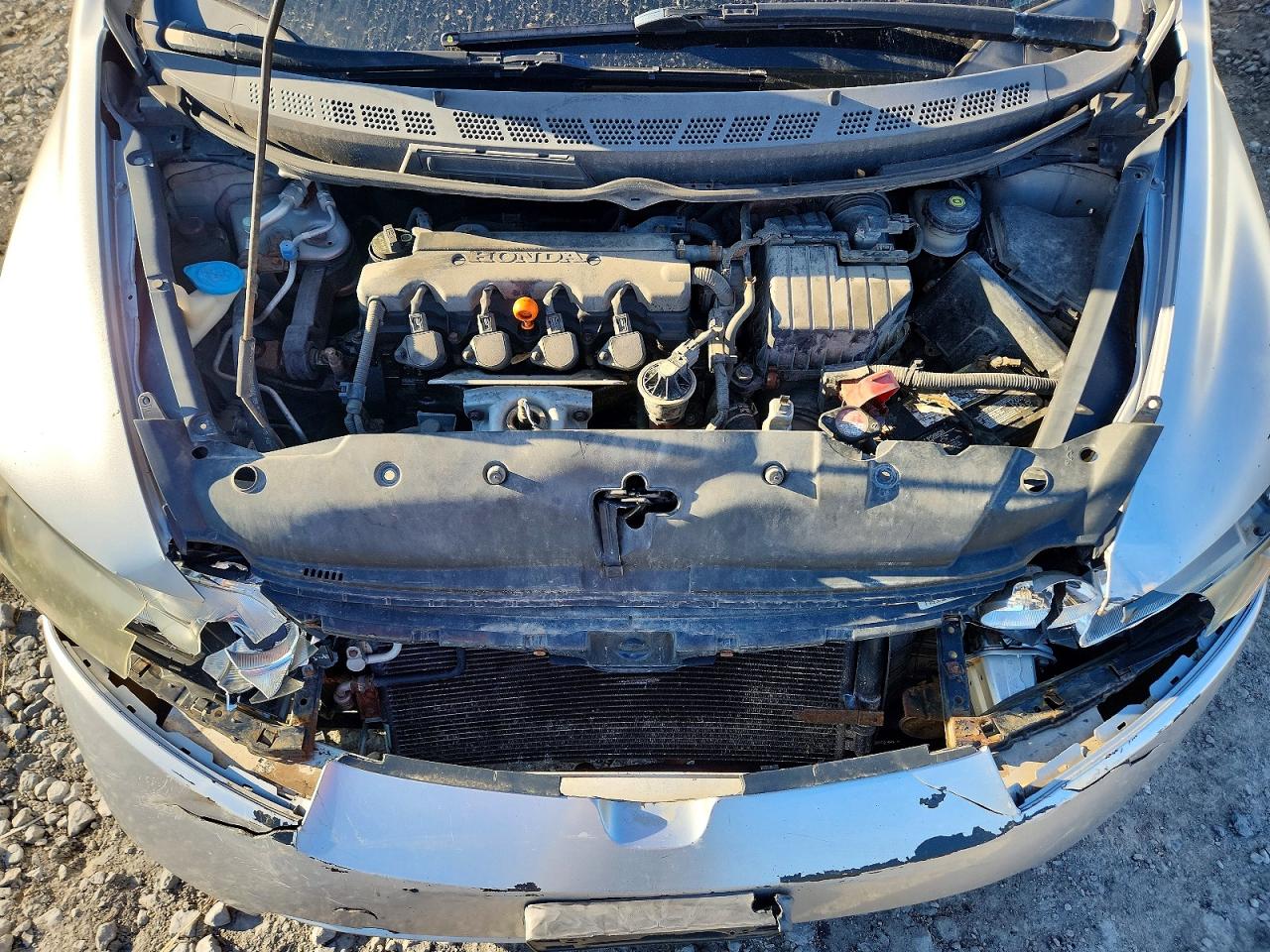 2006 Honda Civic Lx Silver vin: 1HGFA16536L032773