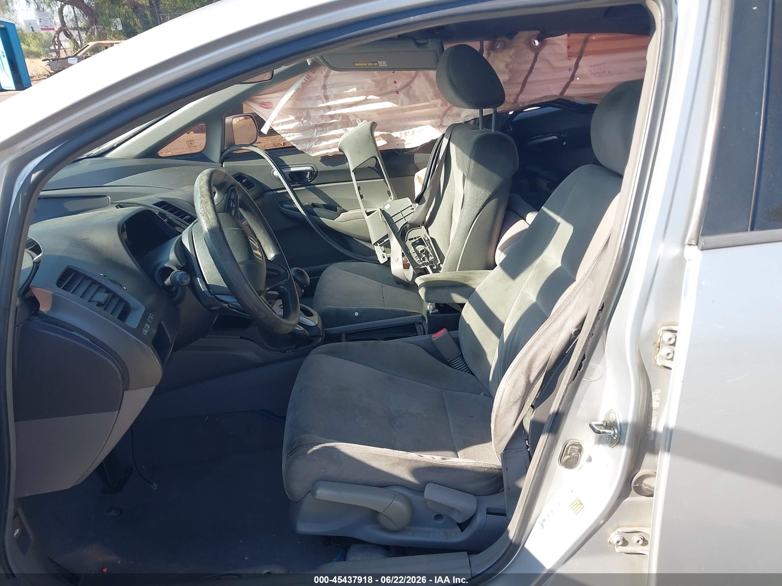 2006 Honda Civic Lx Silver vin: 1HGFA16536L052098