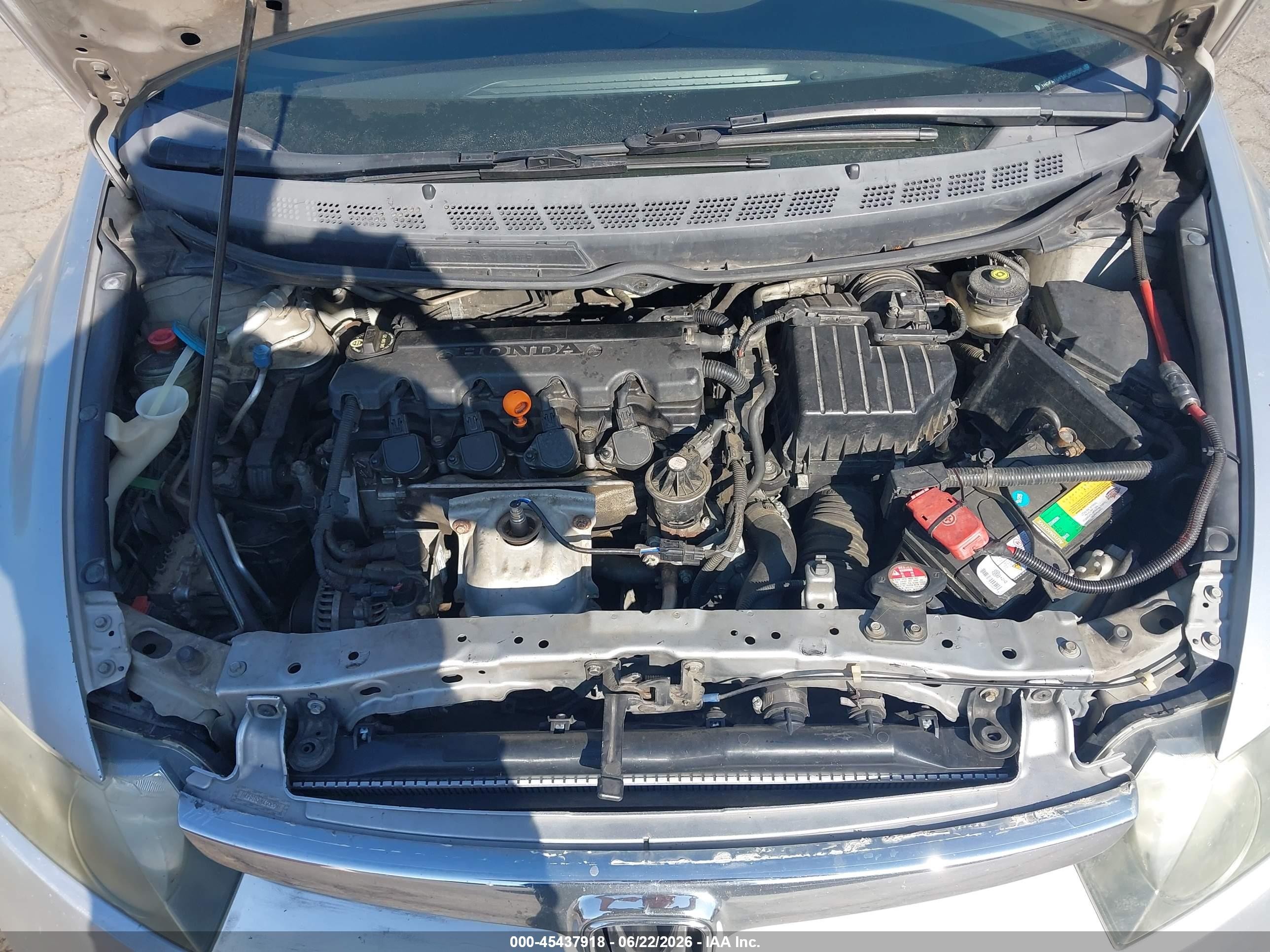 2006 Honda Civic Lx Silver vin: 1HGFA16536L052098