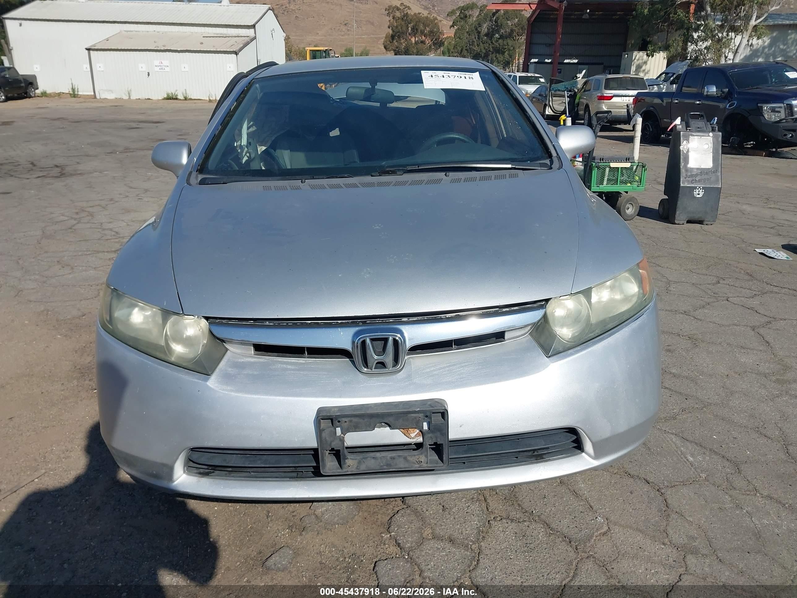 2006 Honda Civic Lx Silver vin: 1HGFA16536L052098