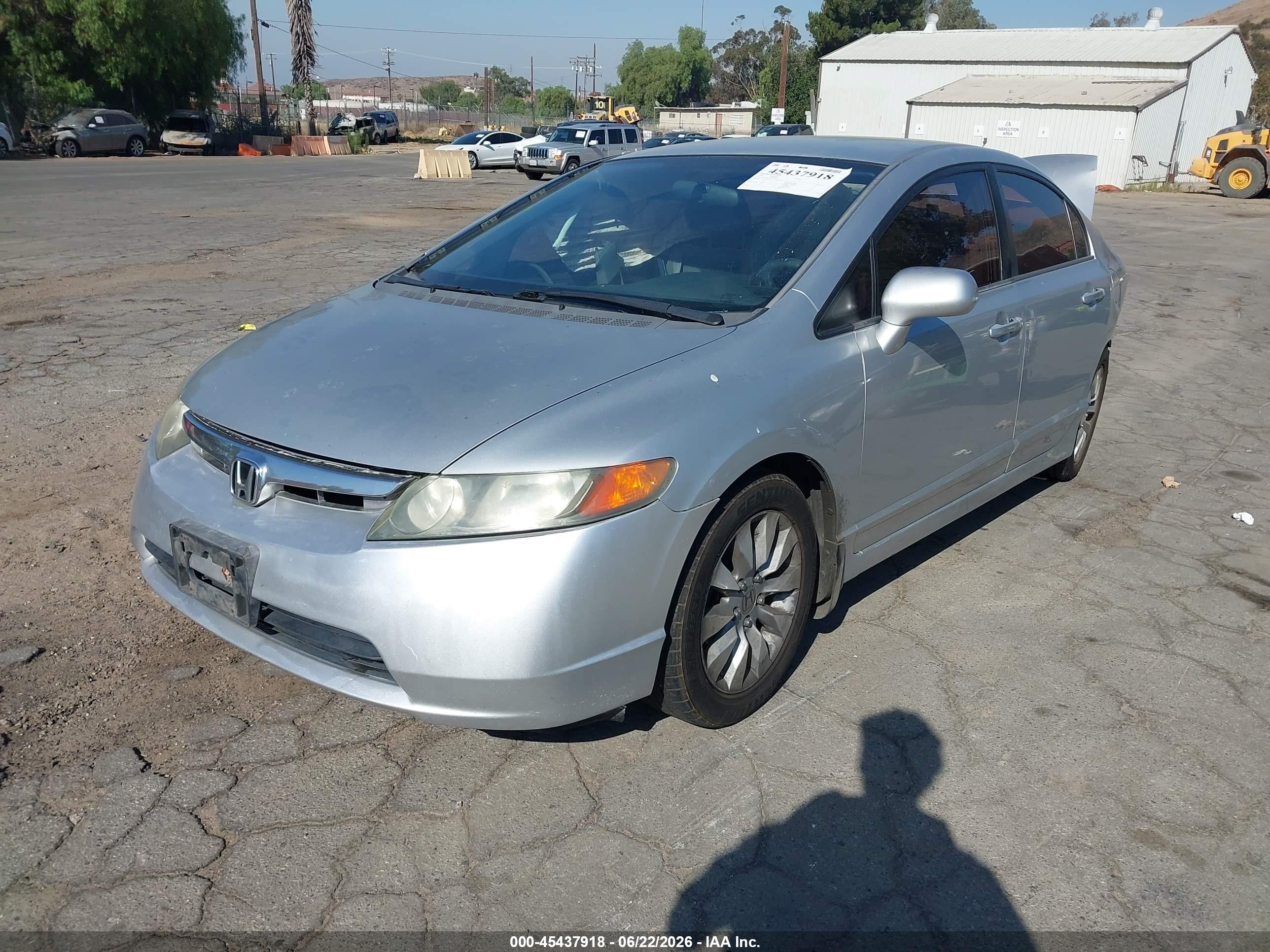 2006 Honda Civic Lx Silver vin: 1HGFA16536L052098