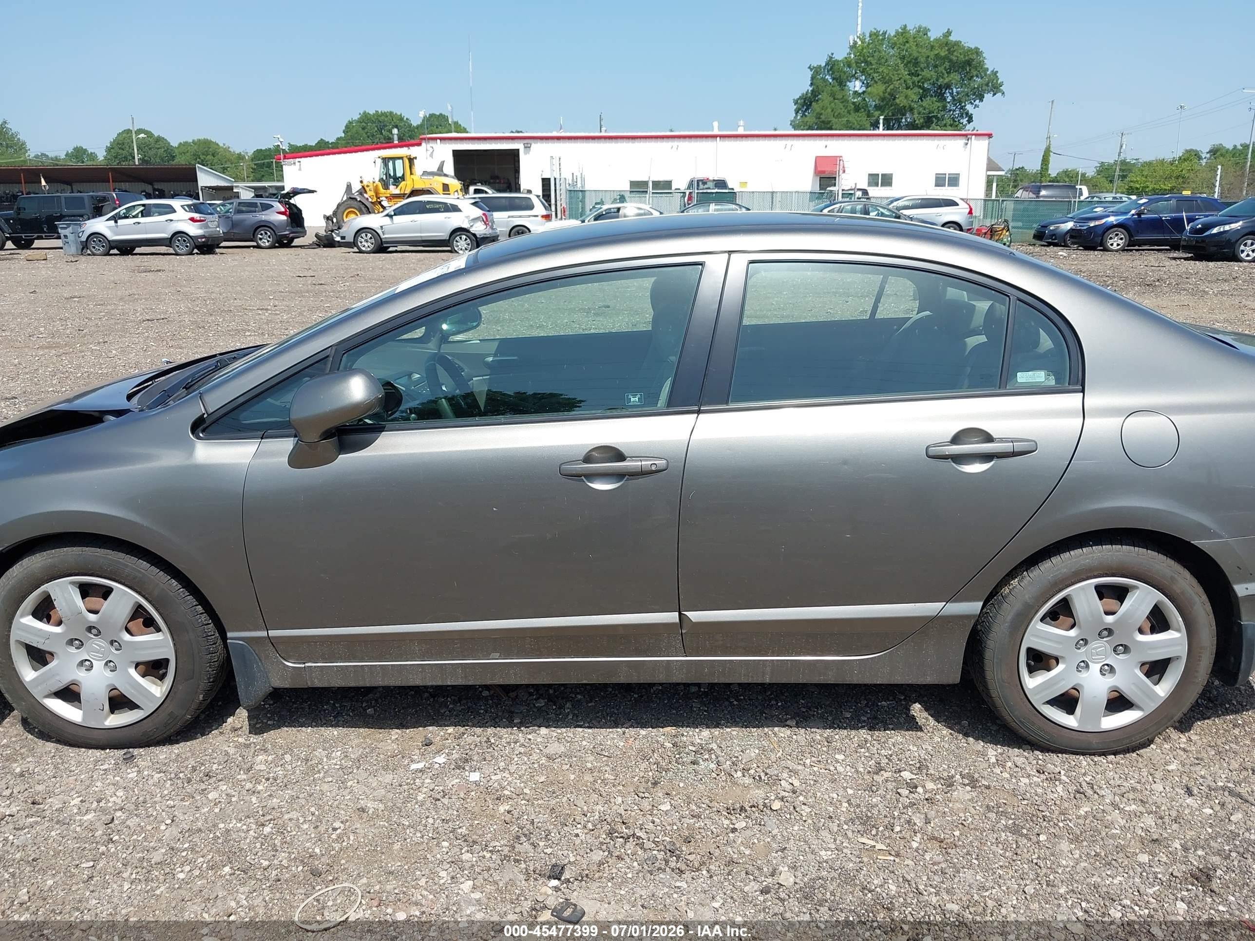 2006 Honda Civic Lx Gray vin: 1HGFA16536L052246