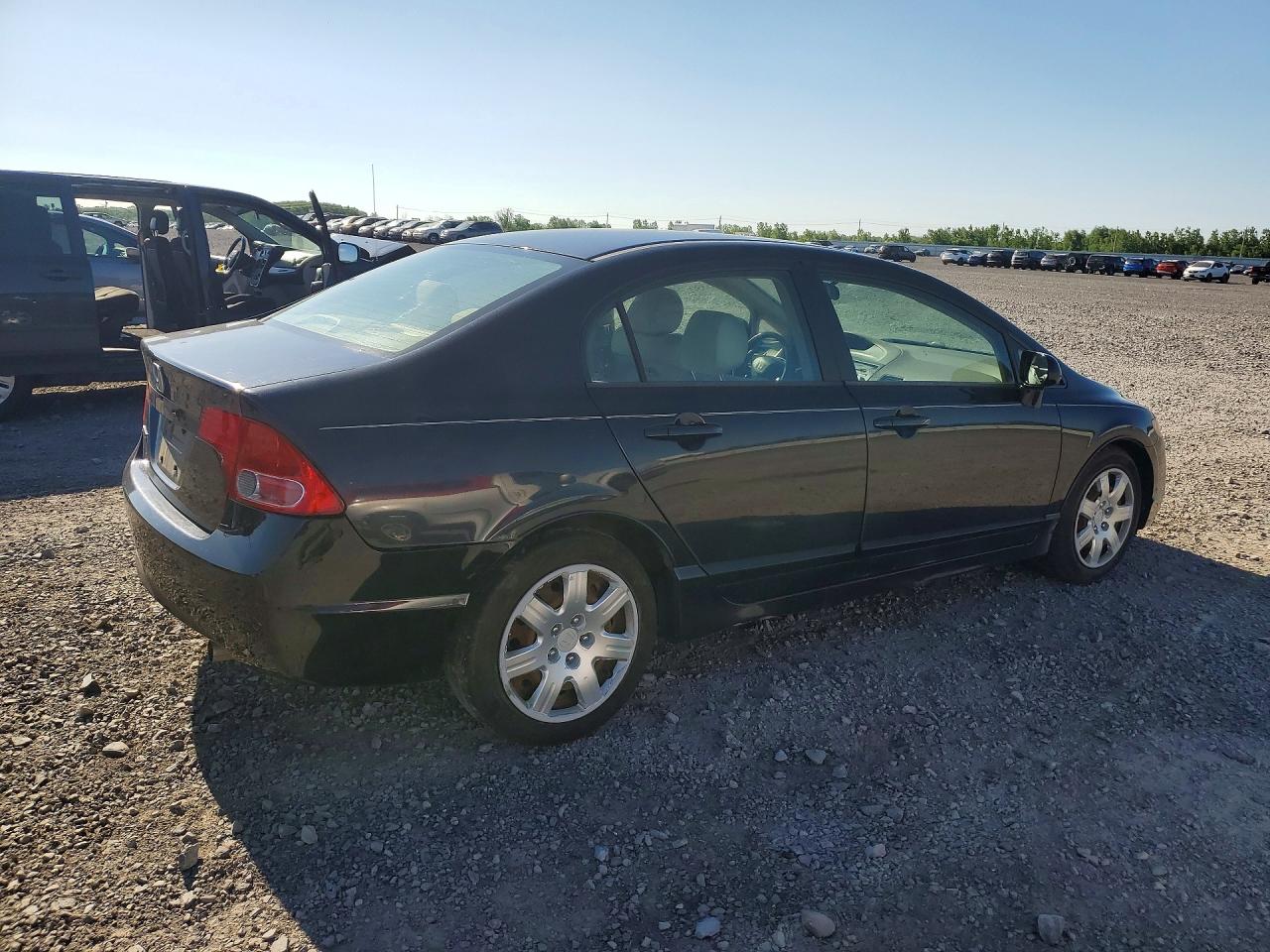 2006 Honda Civic Lx Black vin: 1HGFA16536L063439