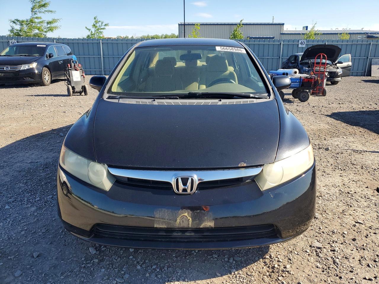 2006 Honda Civic Lx Black vin: 1HGFA16536L063439