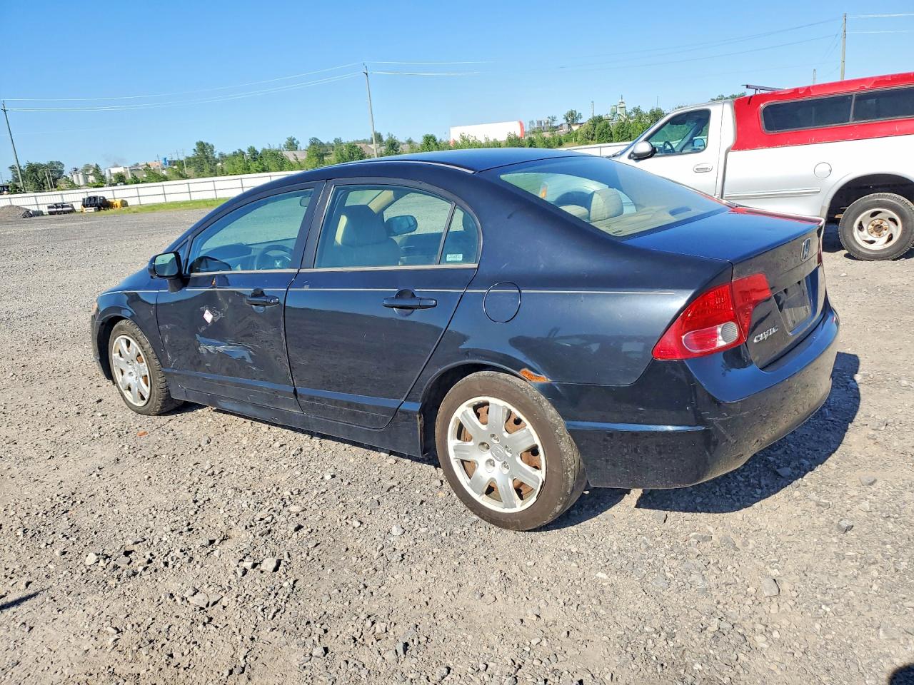 2006 Honda Civic Lx Black vin: 1HGFA16536L063439