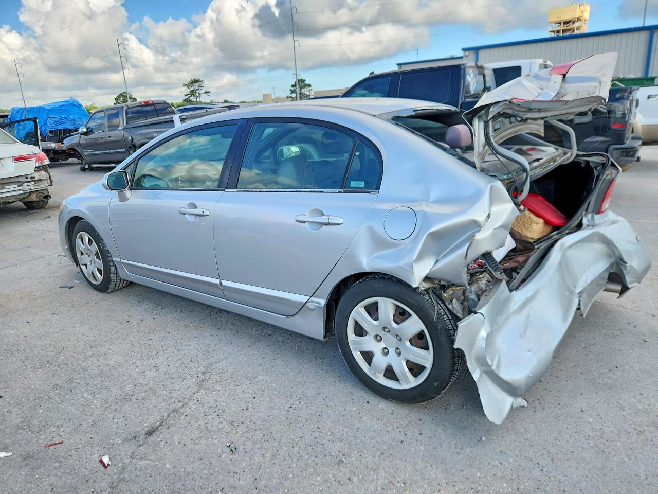 2006 Honda Civic Lx Silver vin: 1HGFA16536L063943