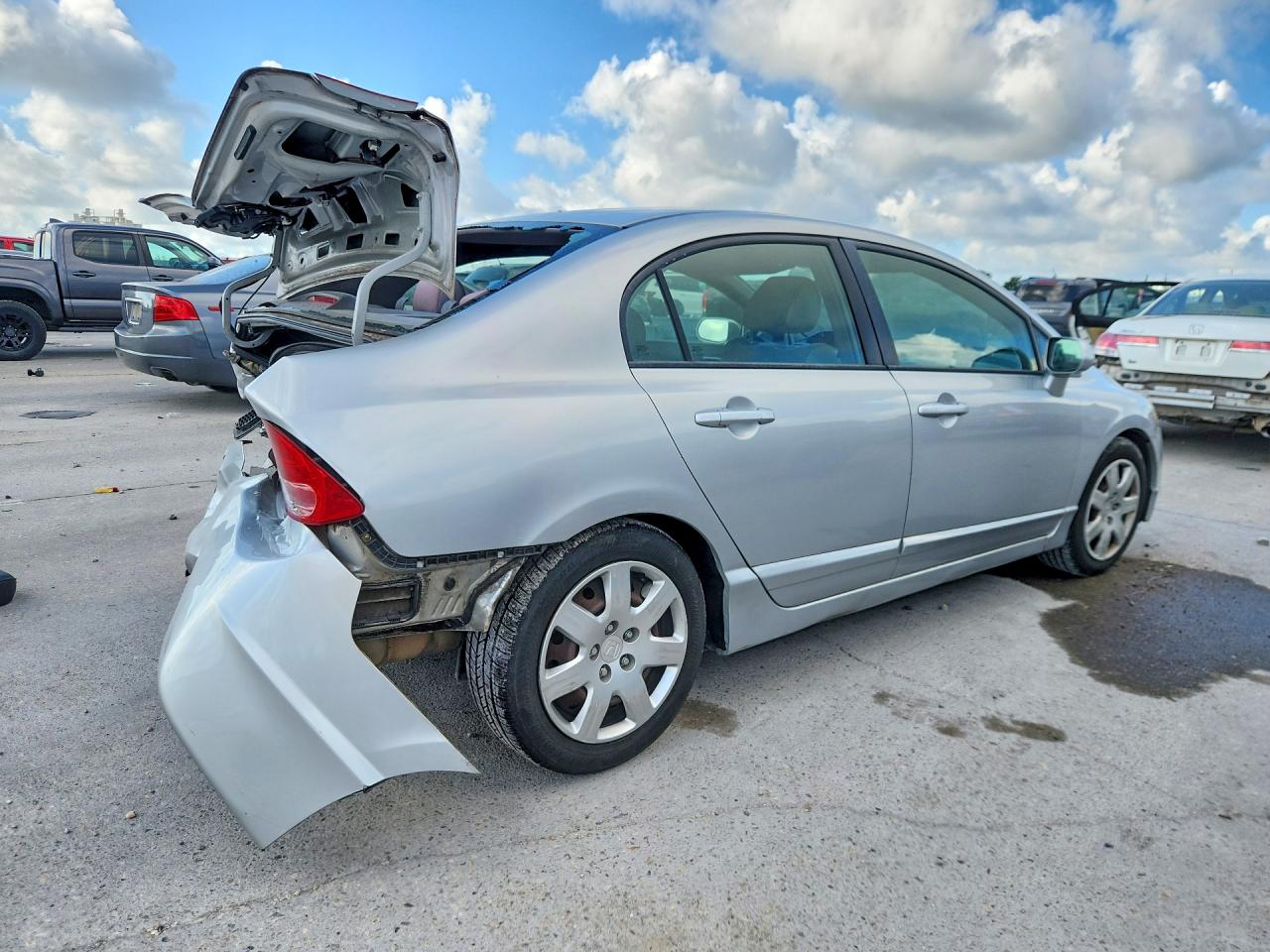 2006 Honda Civic Lx Silver vin: 1HGFA16536L063943