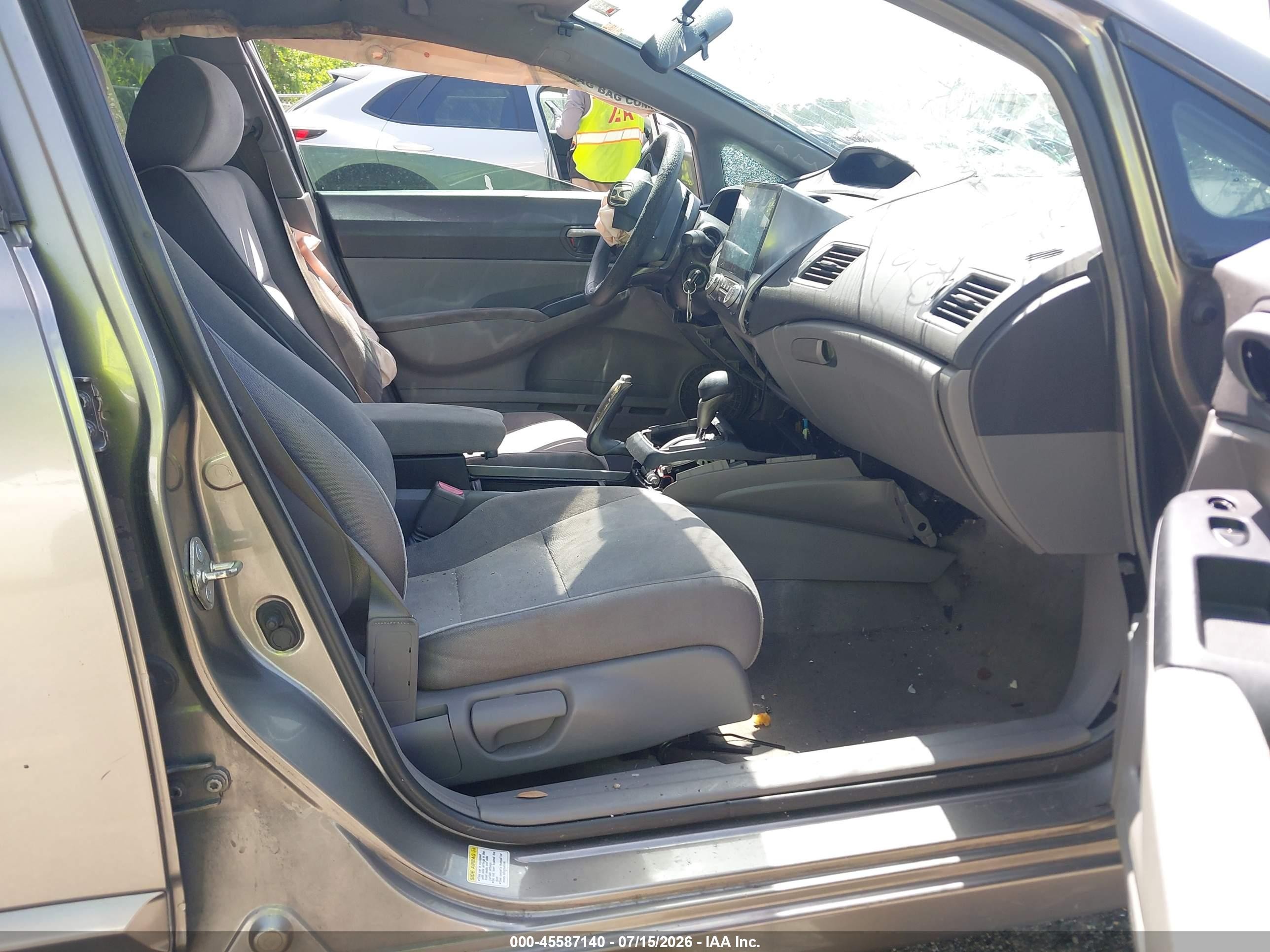 2006 Honda Civic Lx Tan vin: 1HGFA16536L077406