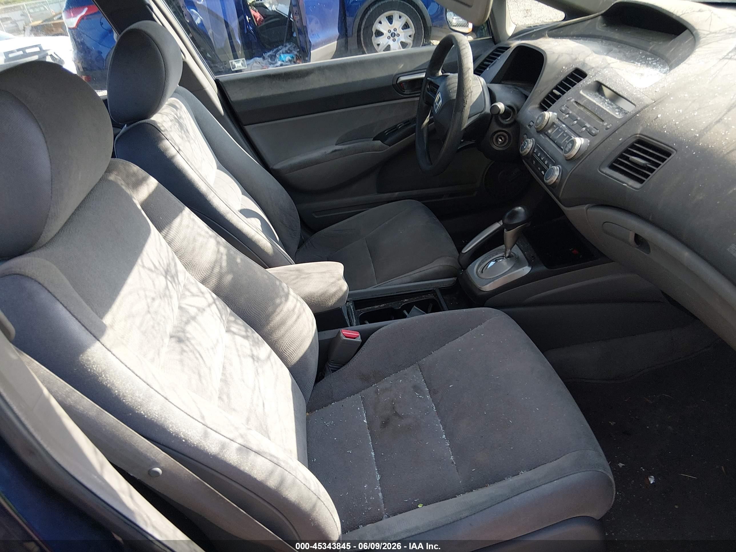 2006 Honda Civic Lx Синий vin: 1HGFA16536L082170