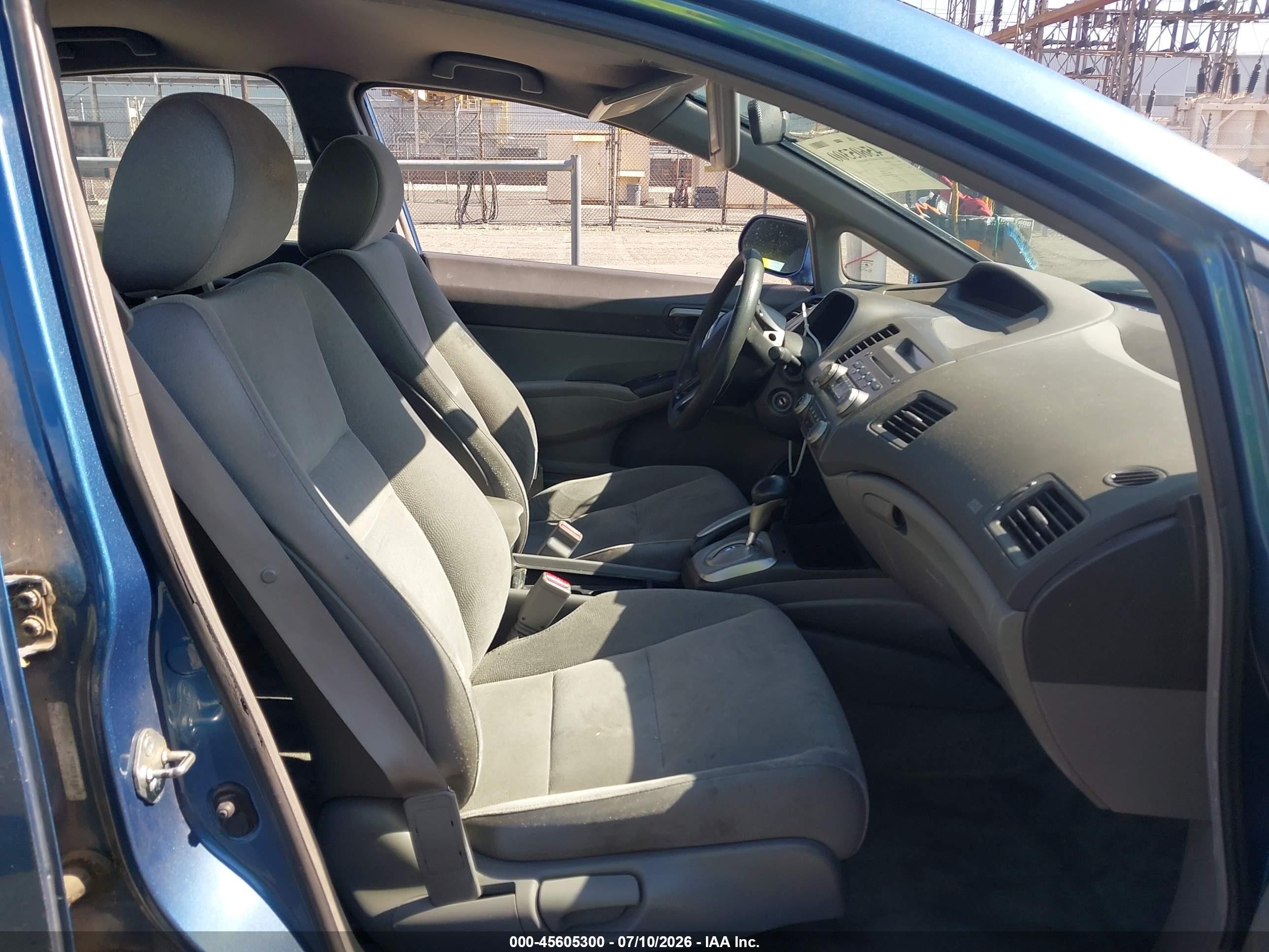 2006 Honda Civic Lx Blue vin: 1HGFA16536L094478
