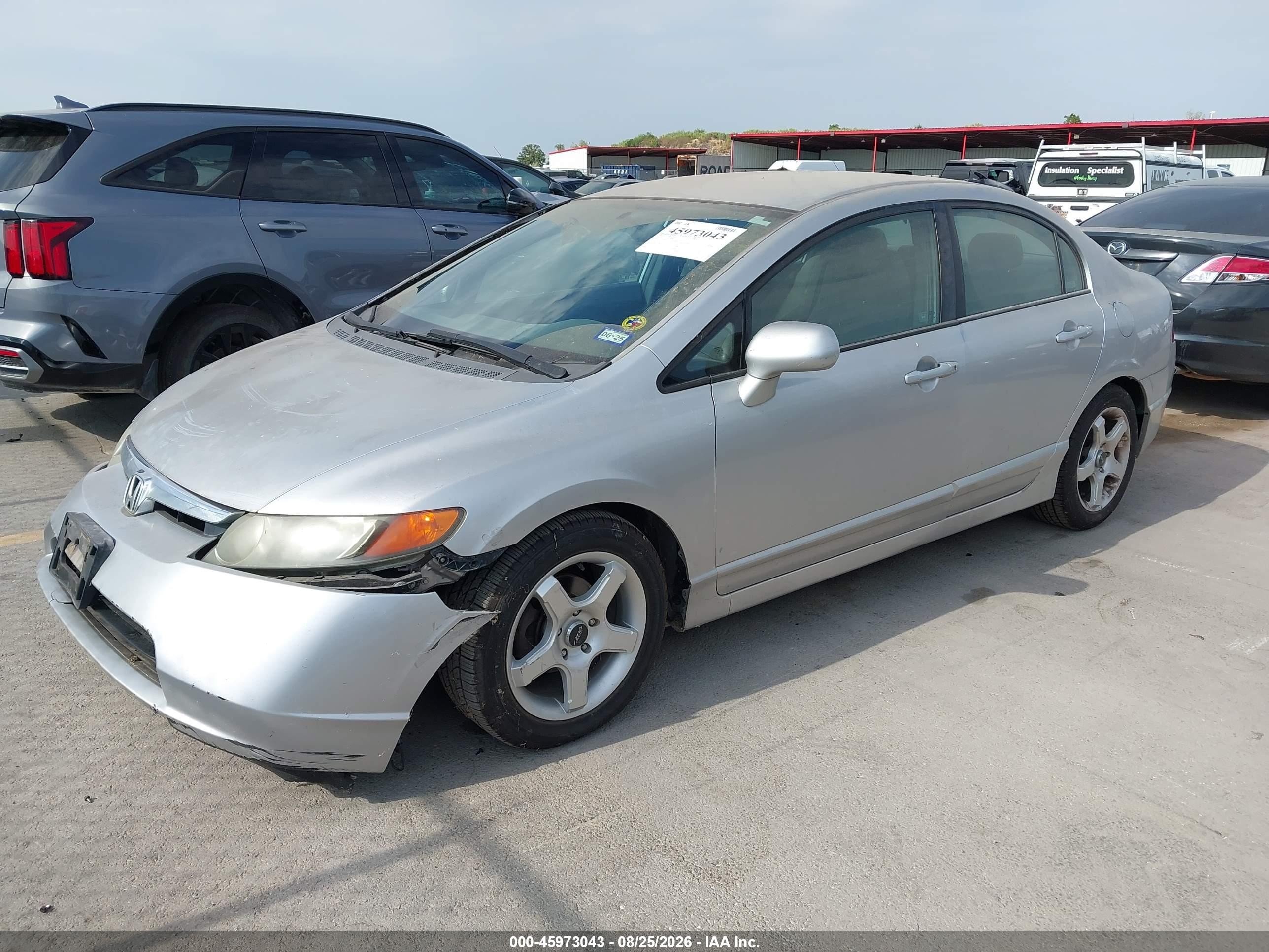 2006 Honda Civic Lx Silver vin: 1HGFA16536L106581