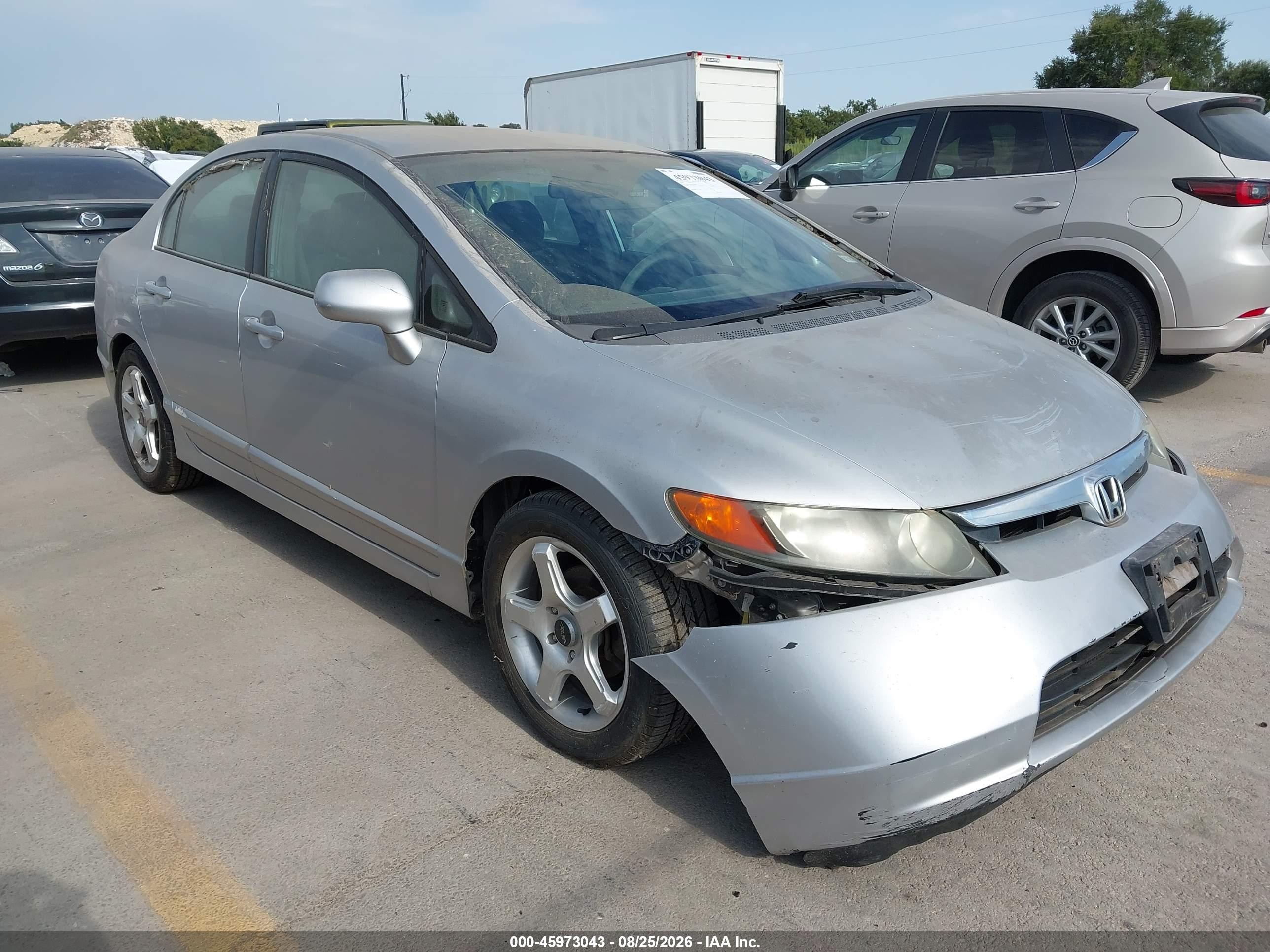 2006 Honda Civic Lx Silver vin: 1HGFA16536L106581