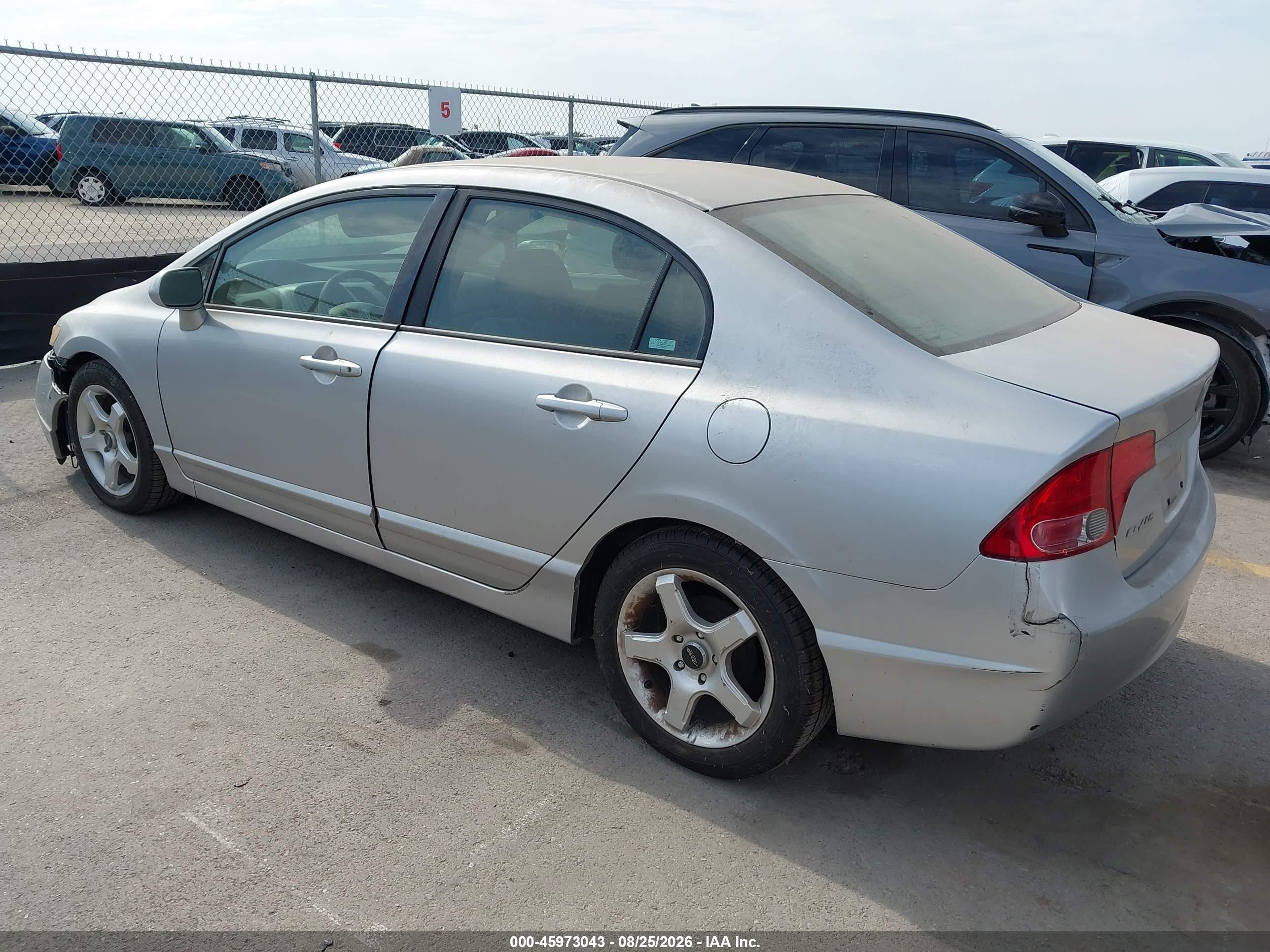 2006 Honda Civic Lx Silver vin: 1HGFA16536L106581